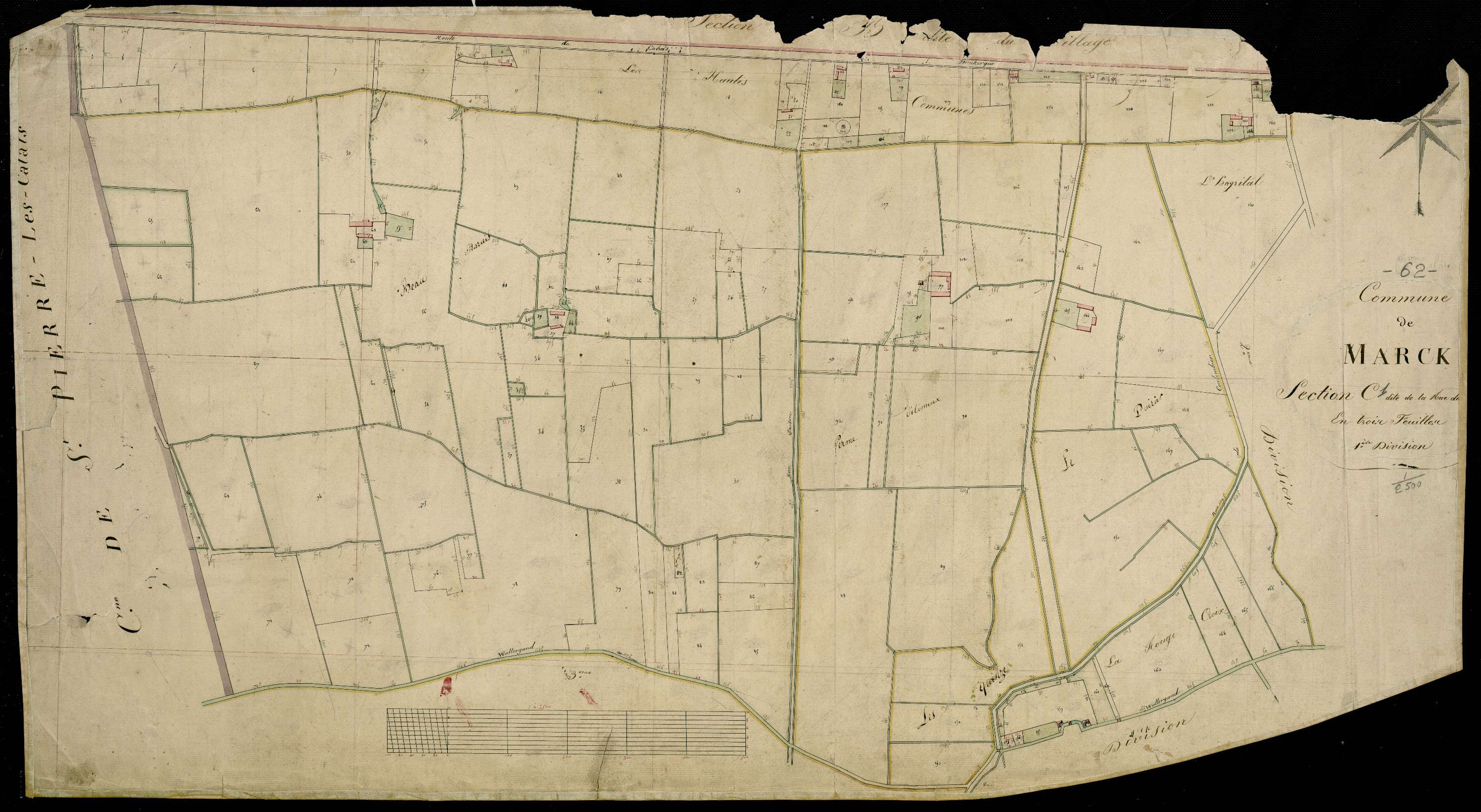 Marck - Section C, 1re feuille