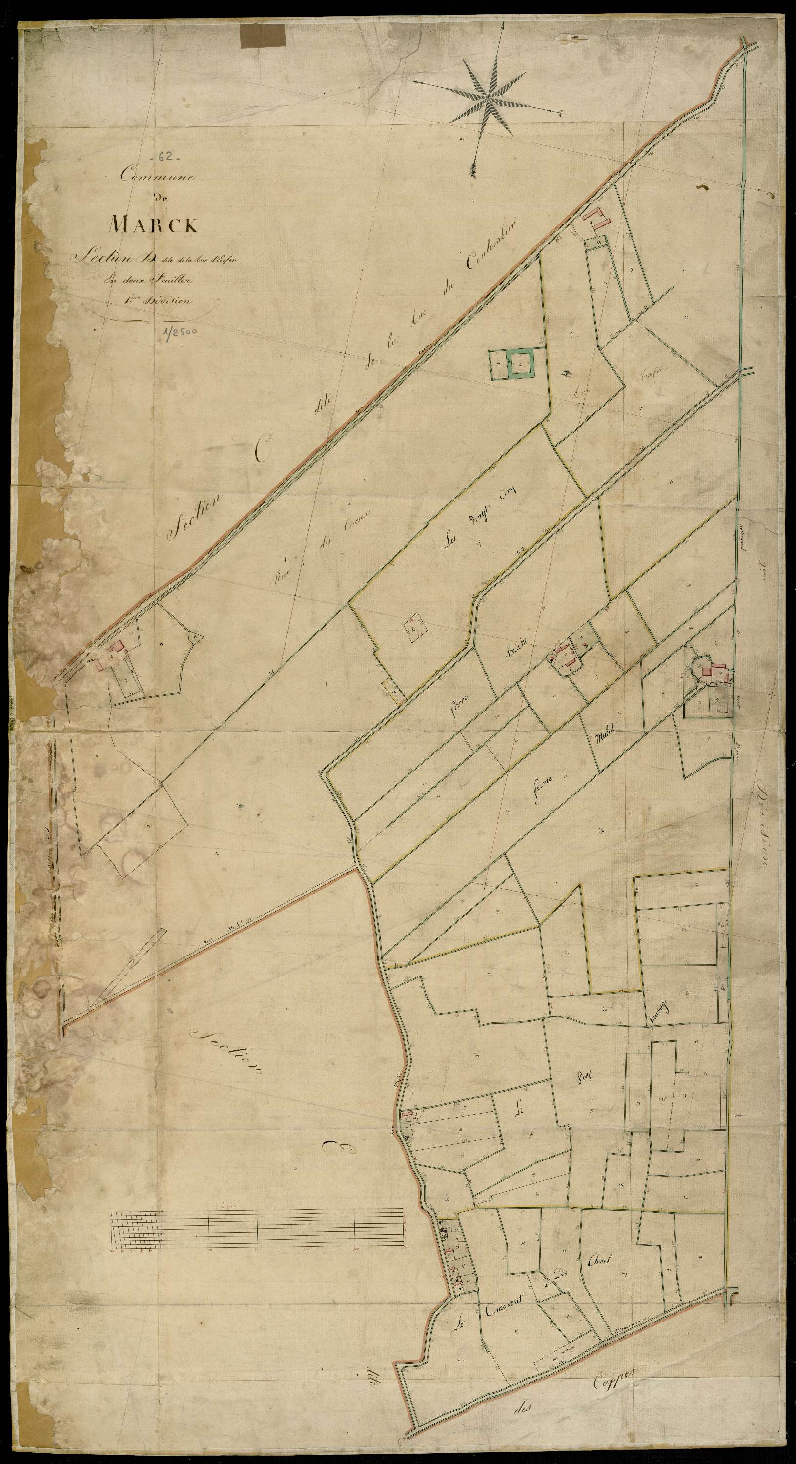Marck - Section D, 1re feuille