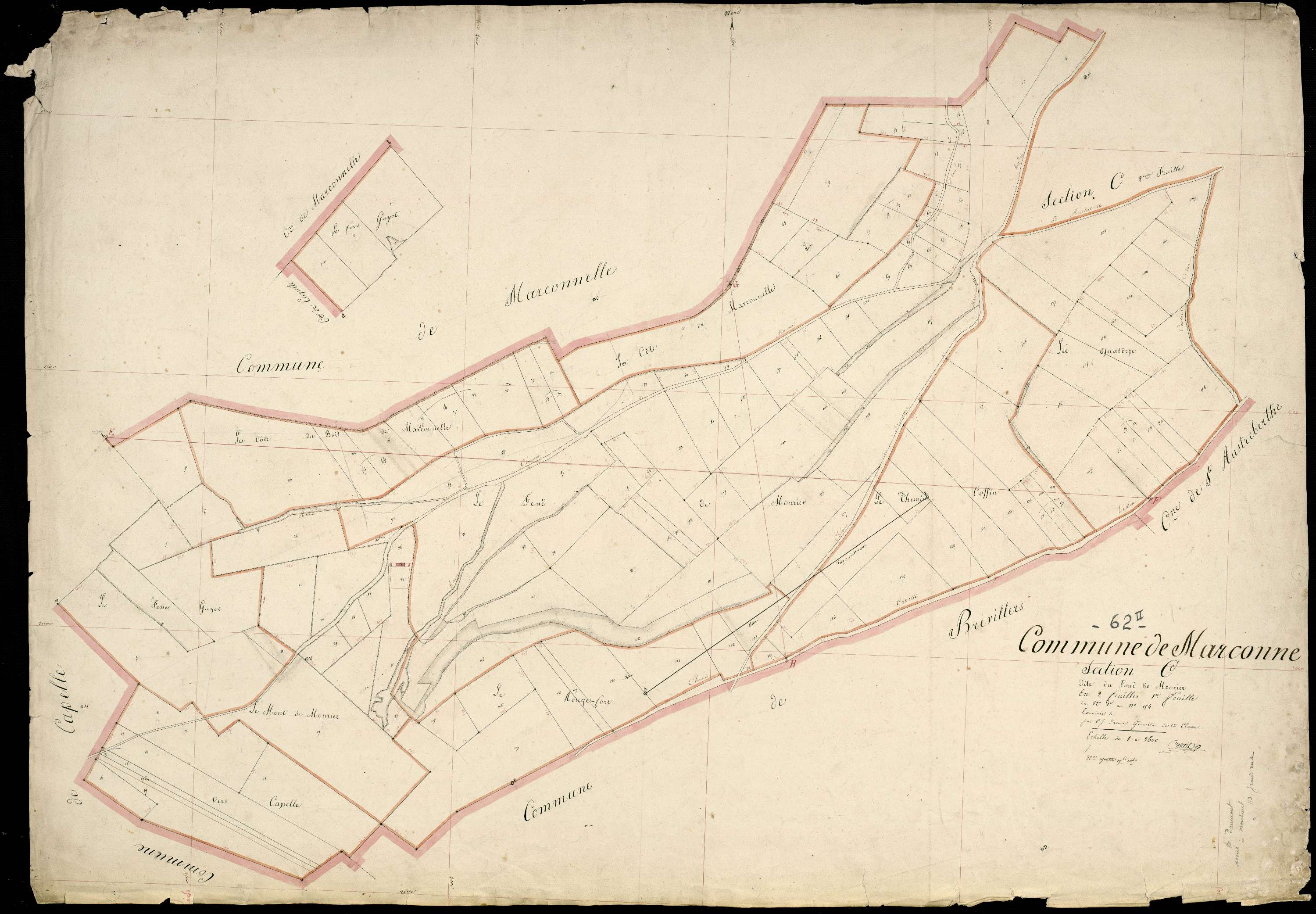 Marconne - Section C, 1re feuille