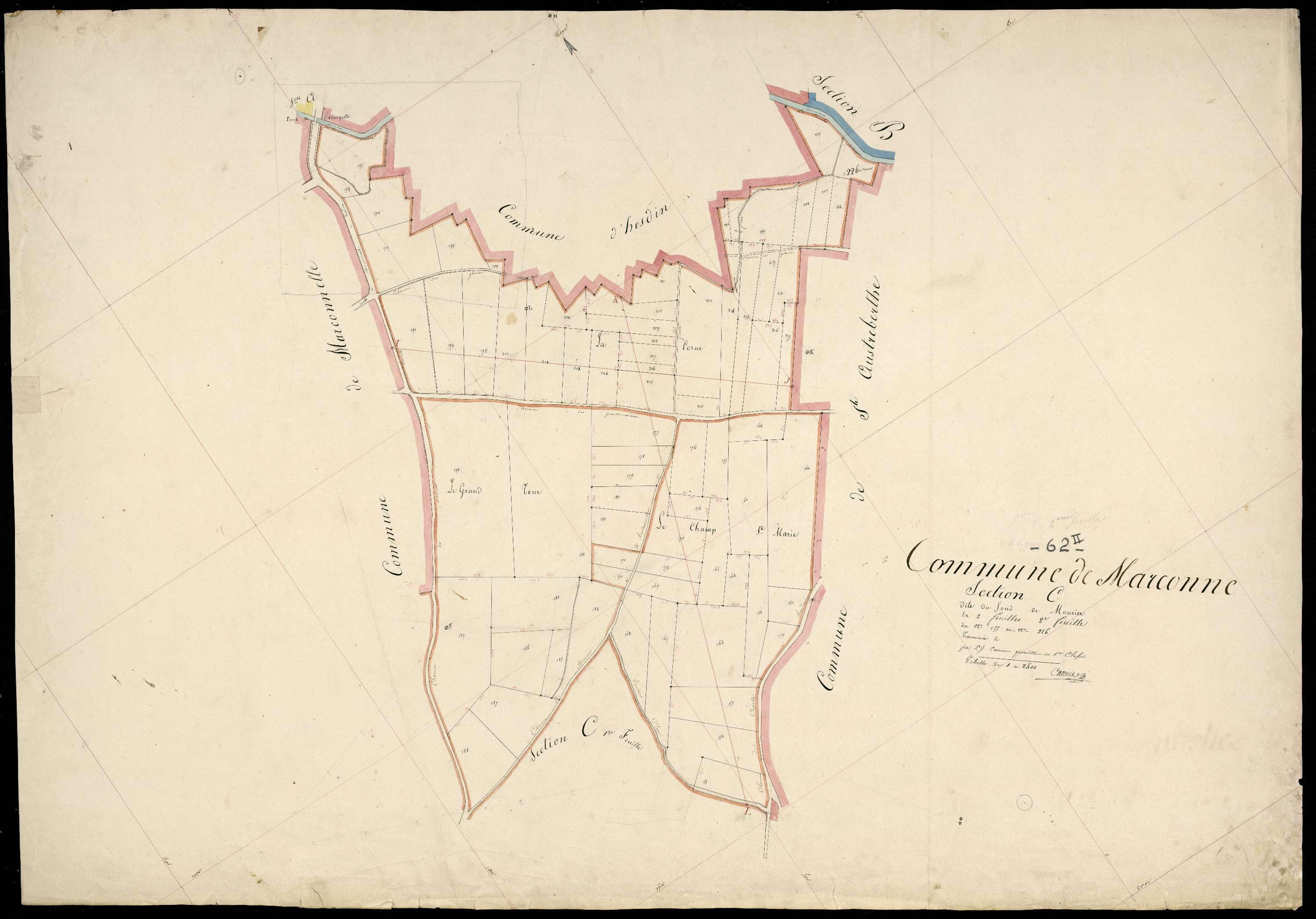 Marconne - Section C, 2e feuille