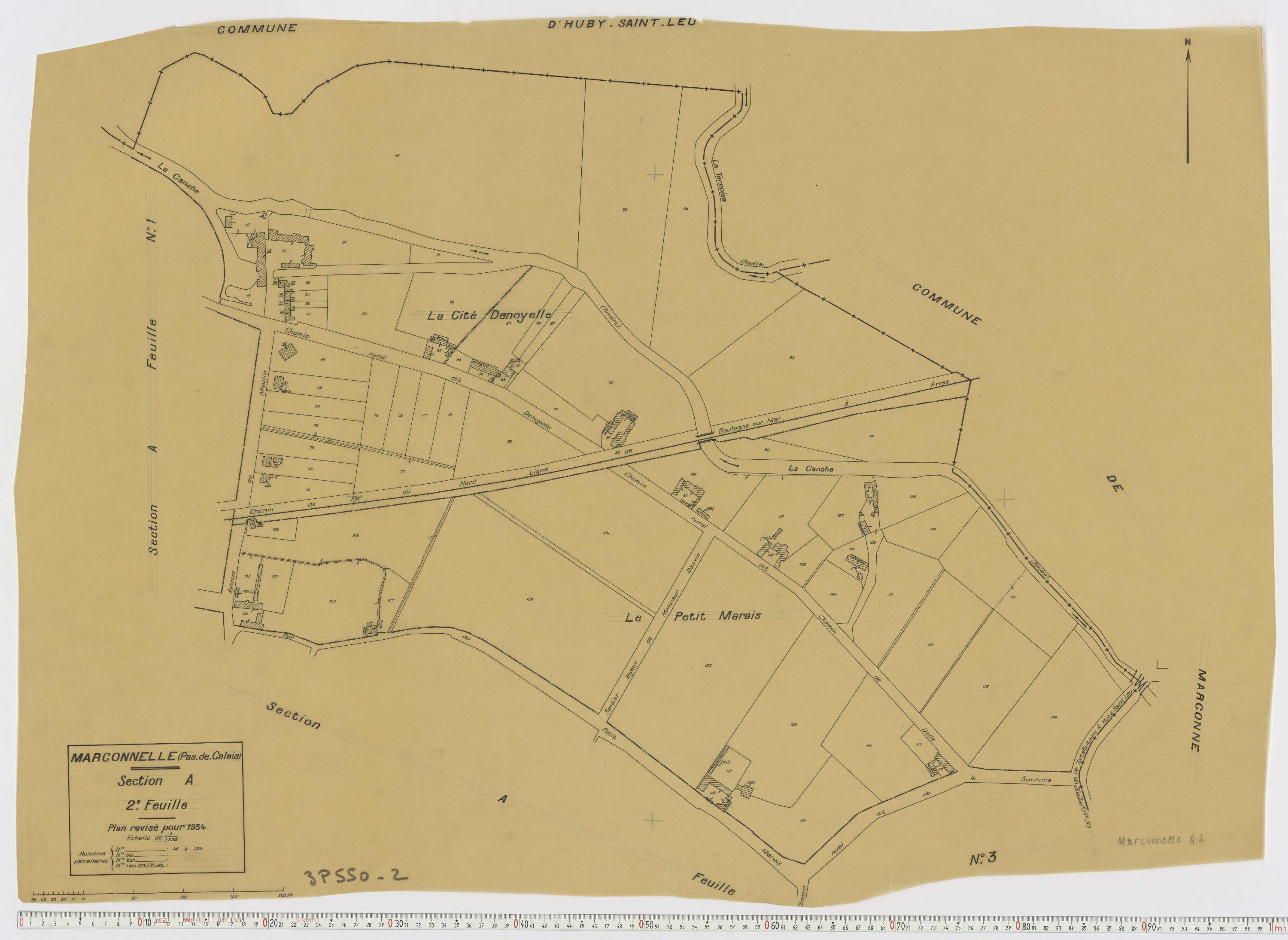 Marconne - Section A, feuille 2.