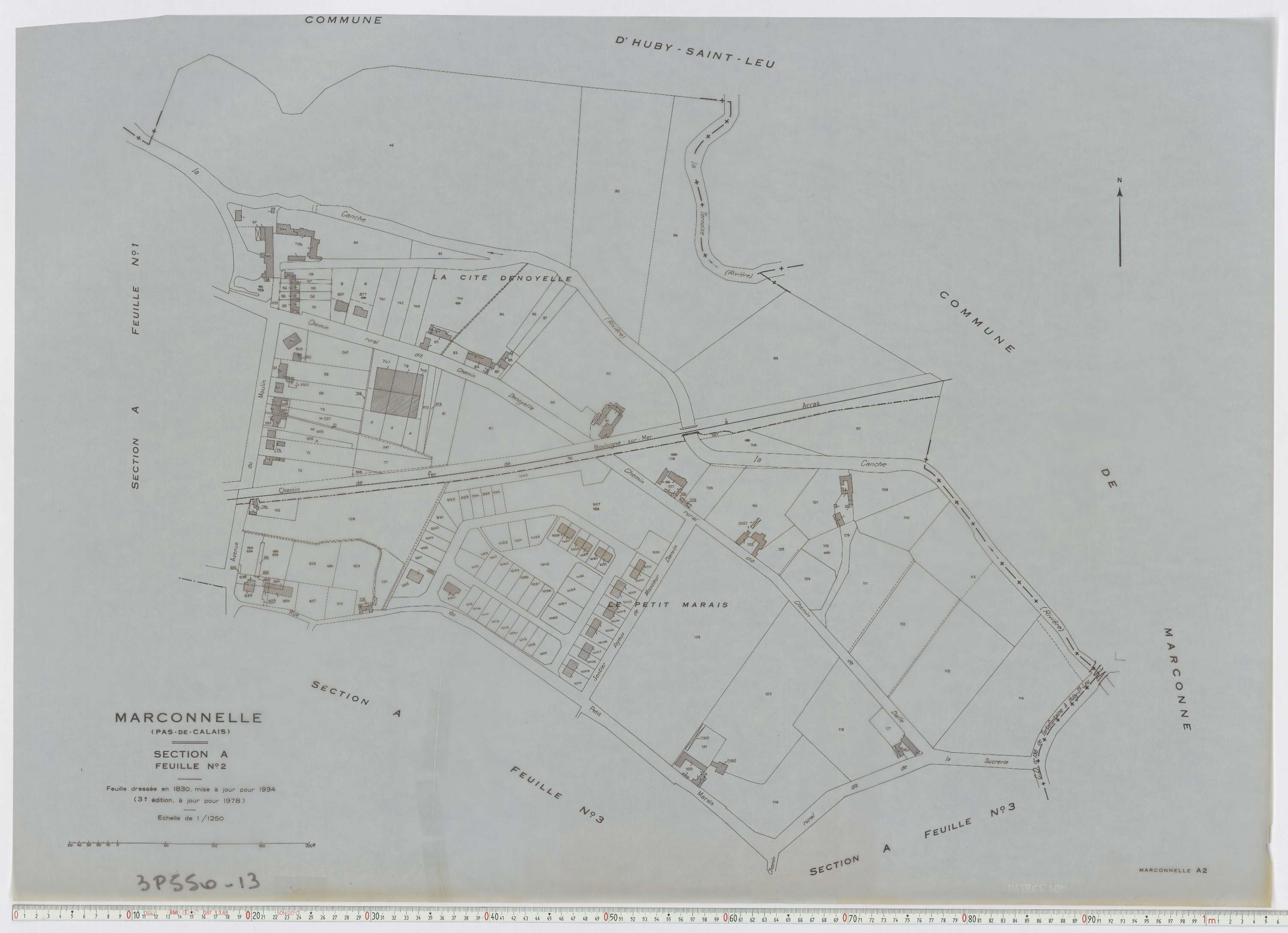 Marconne - Section A, feuille 2.