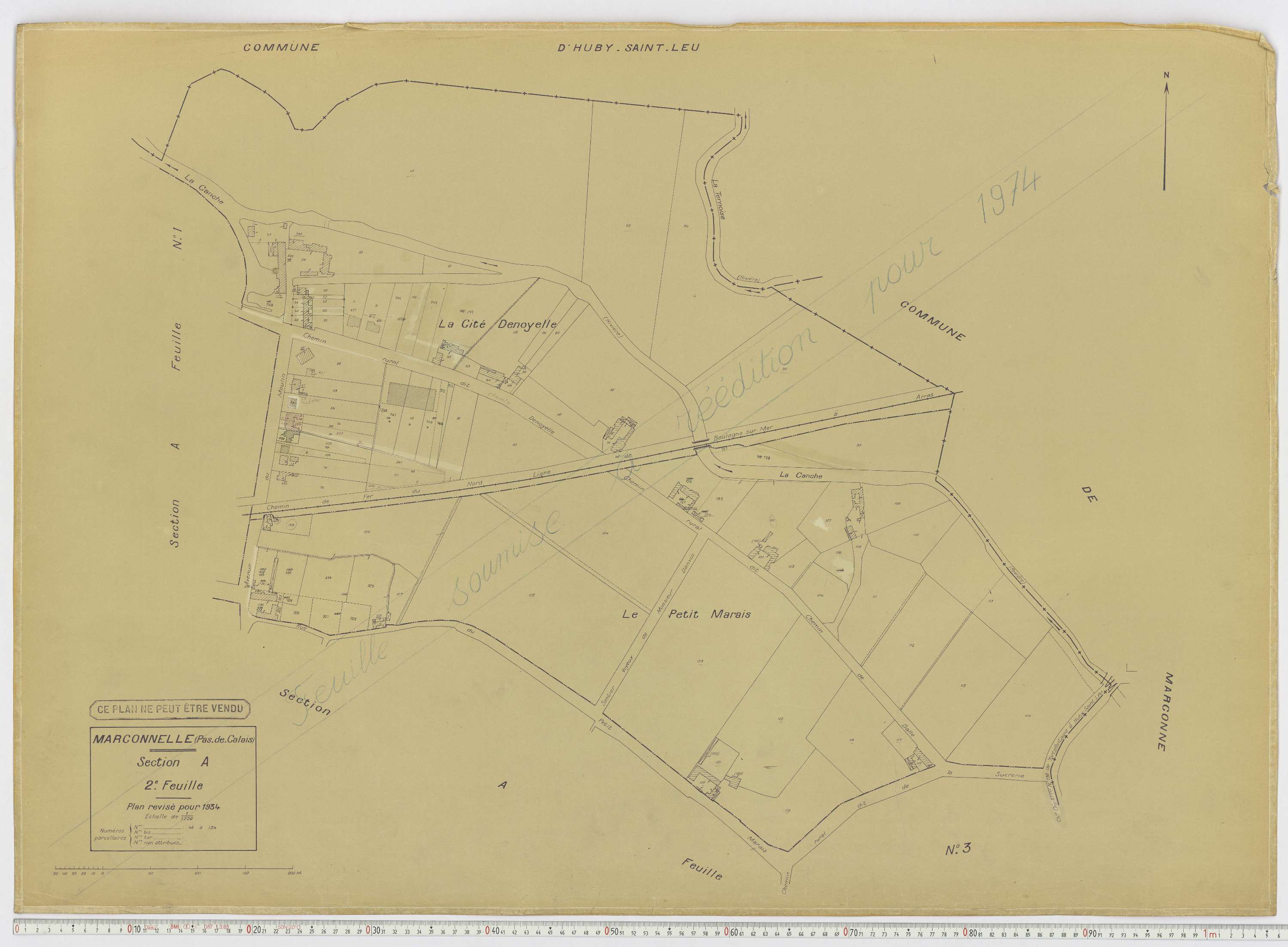 Marconnelle - Section A, feuille 2.
