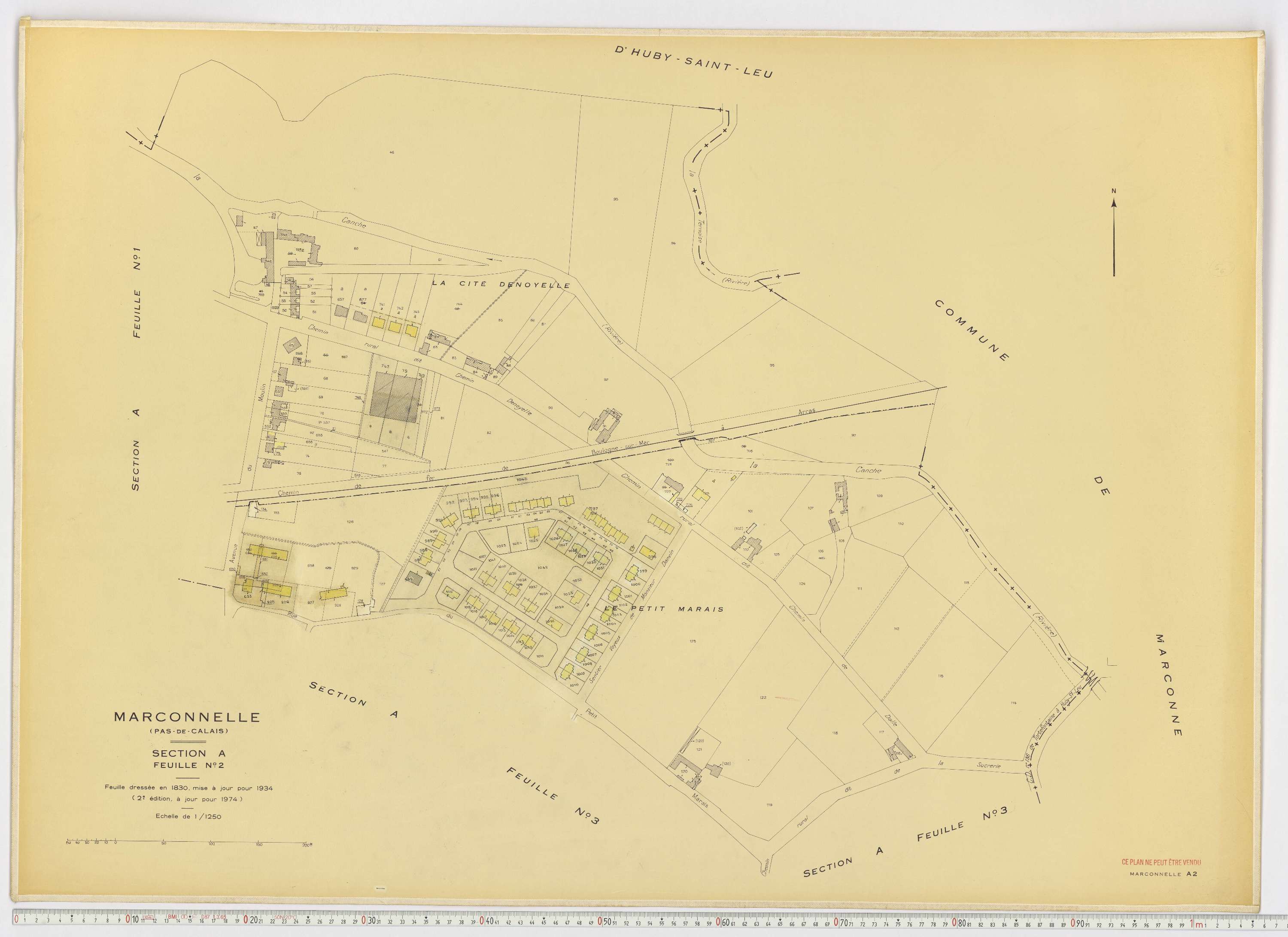 Marconnelle - Section A, feuille 2.