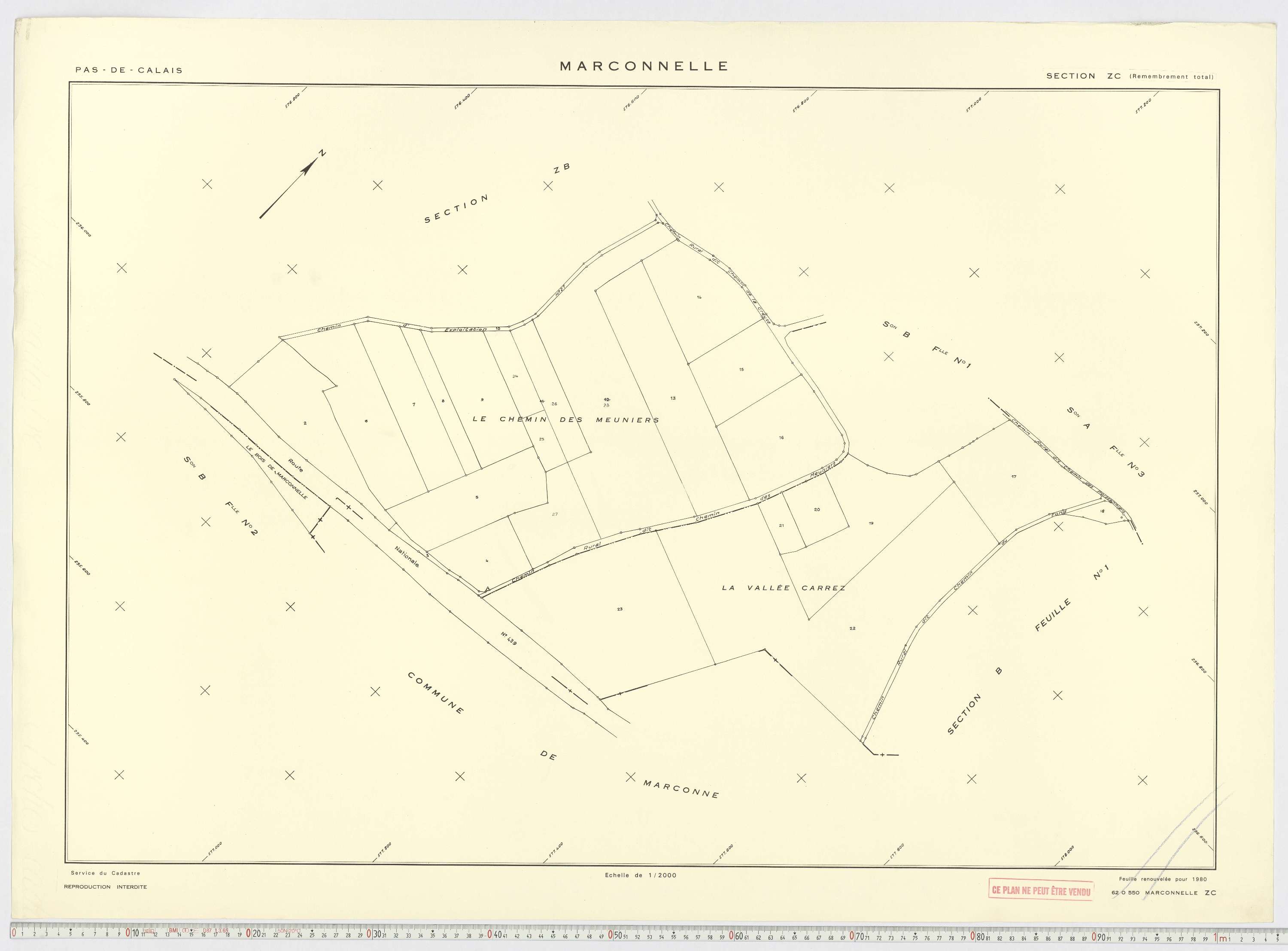Marconnelle - Section ZC.