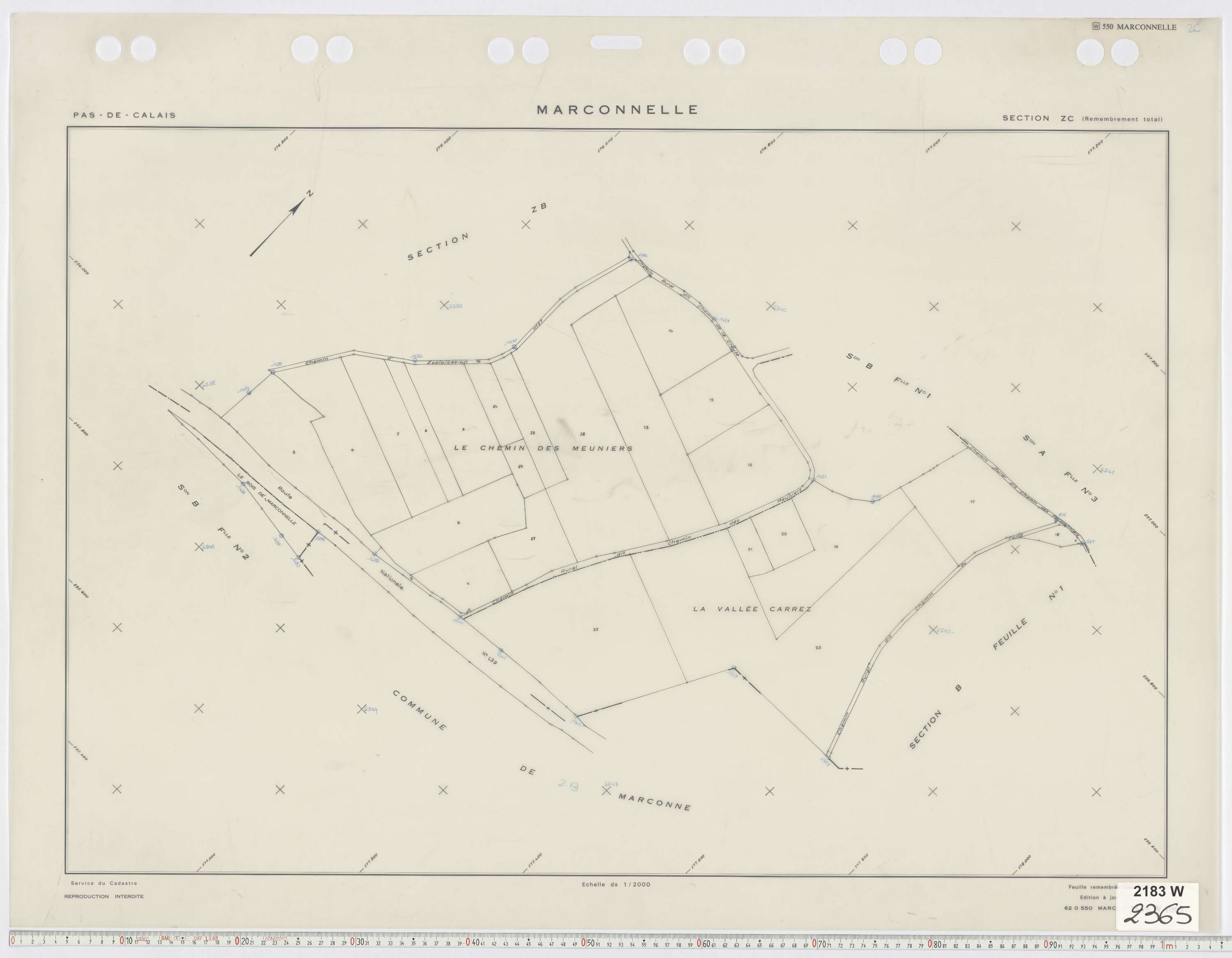 Marconnelle - Section ZC.