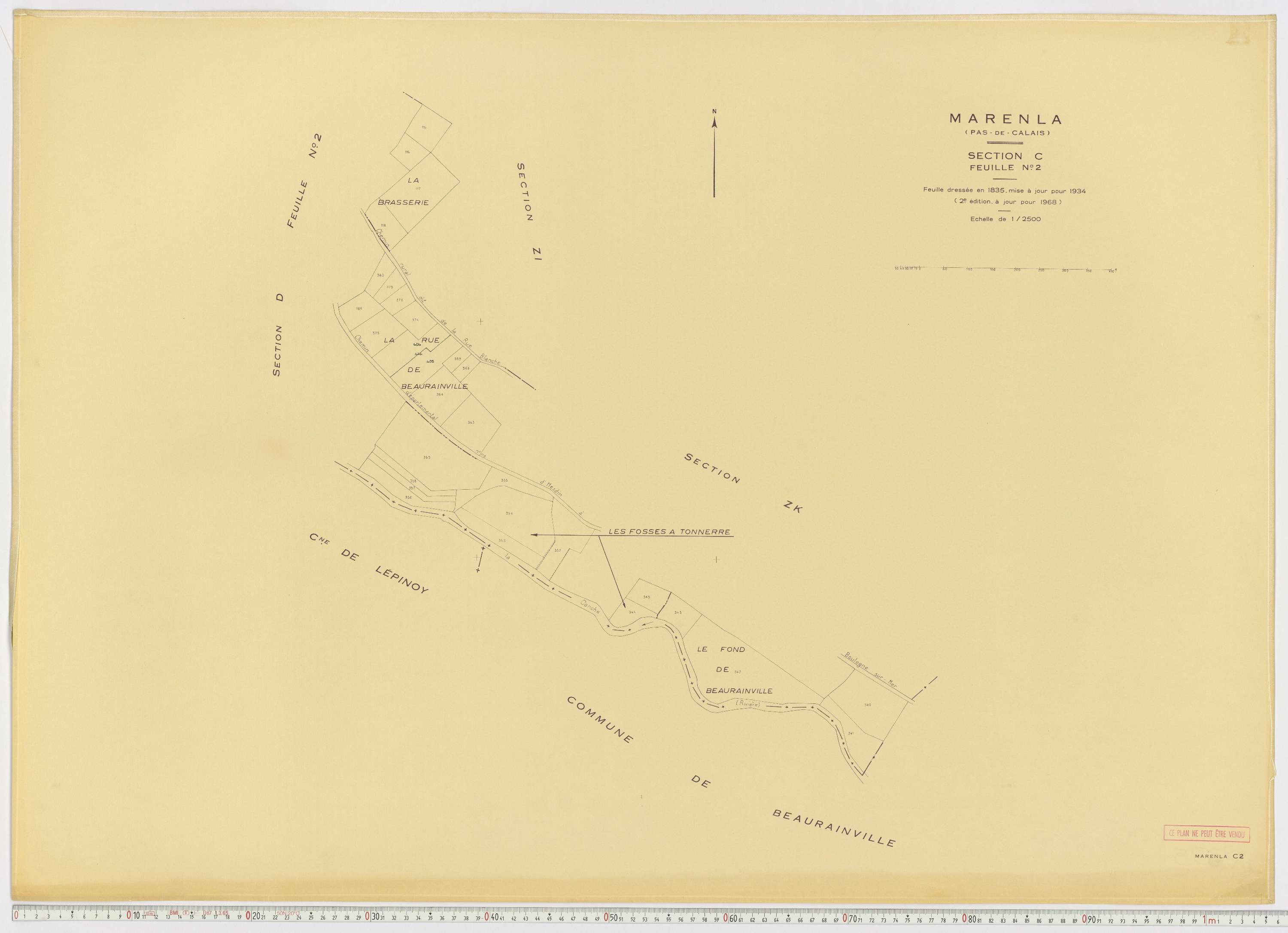 Marenla - Section C, feuille 2.