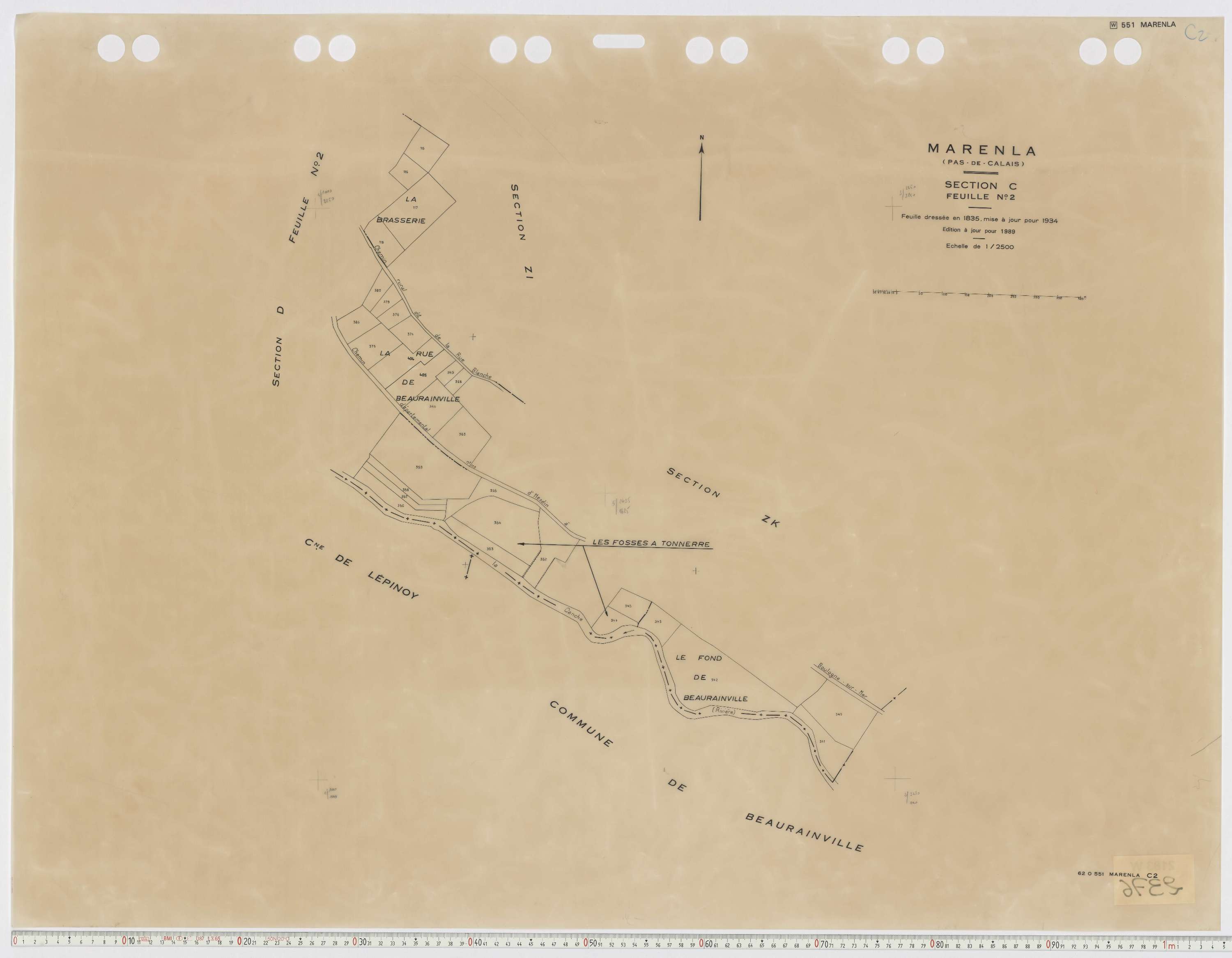 Marenla - Section C, feuille 2.