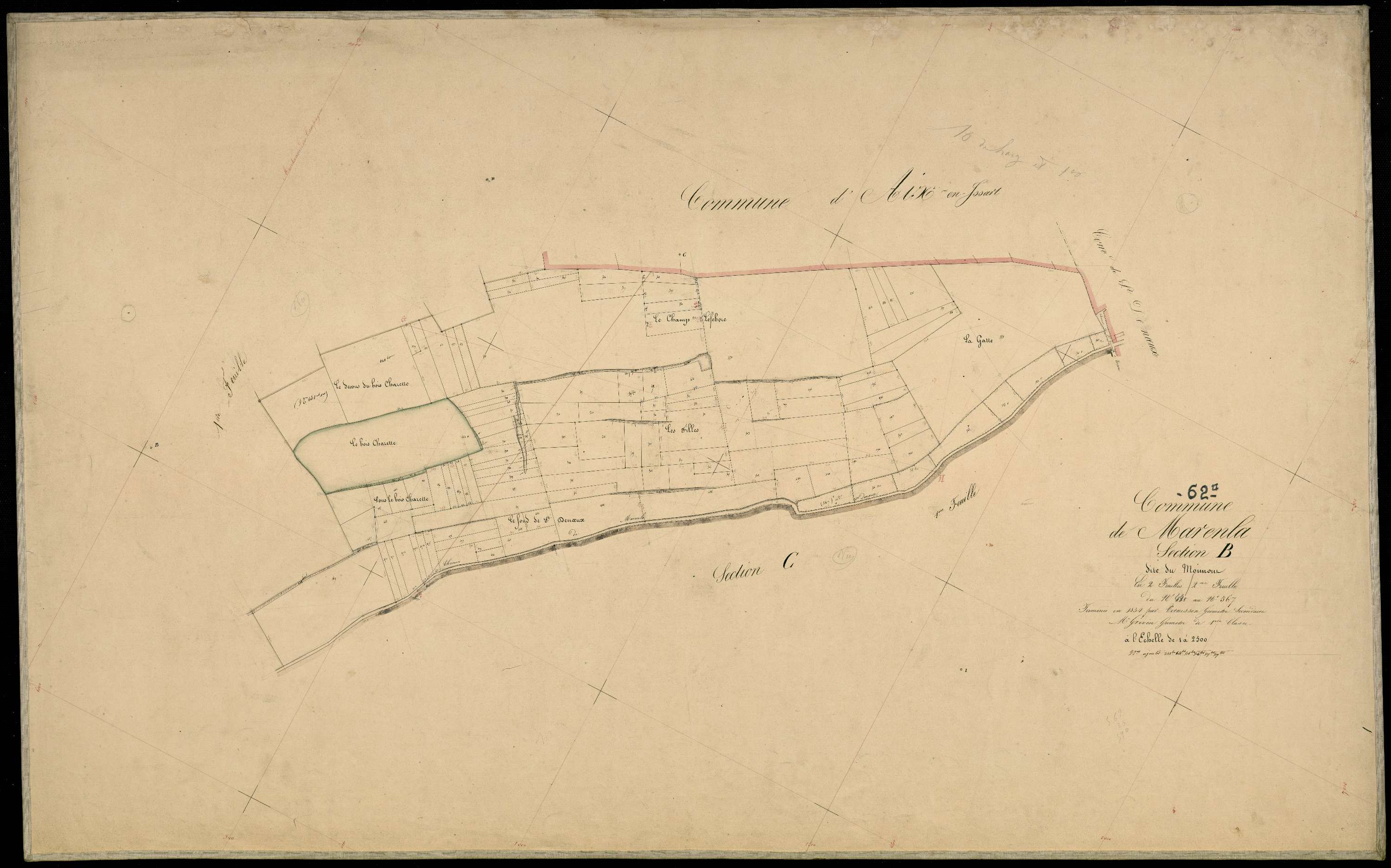 Marenla - Section B, 2e feuille