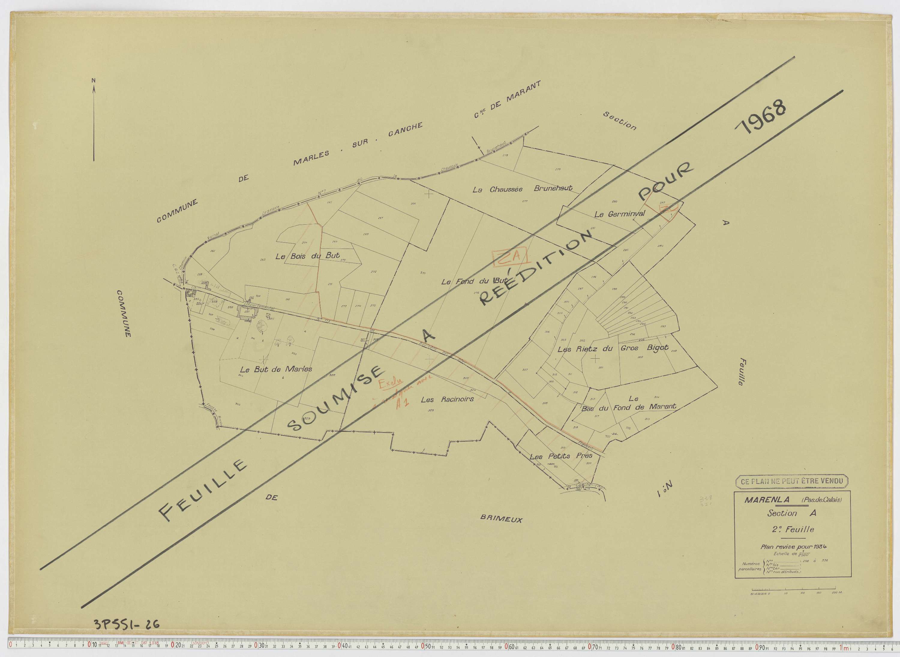 Marenla - Section A, feuille 2.