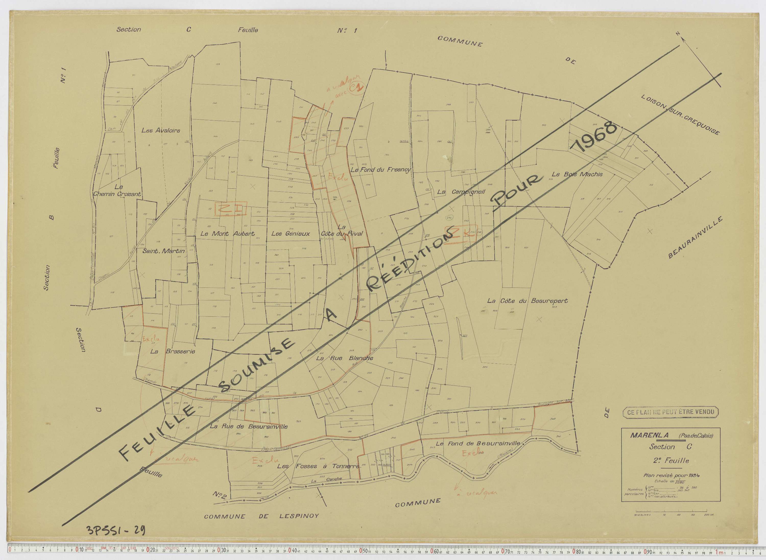 Marenla - Section C, feuille 2.