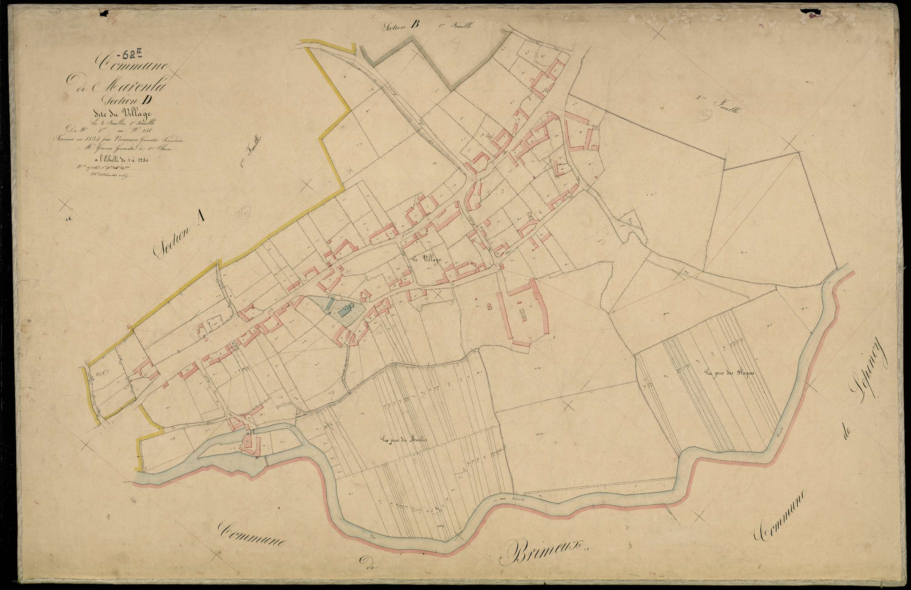 Marenla - Section D, 1re feuille
