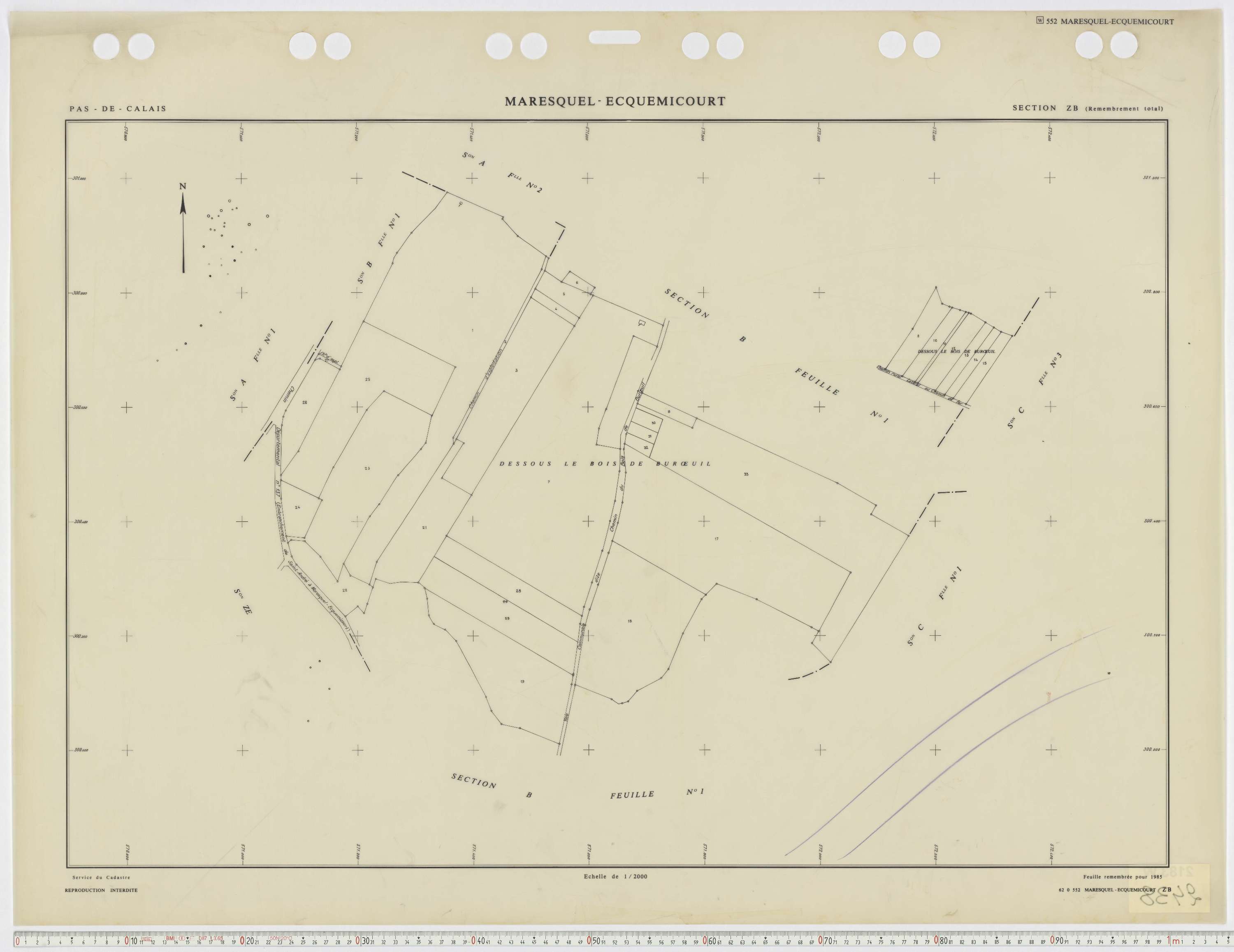 Maresquel-Ecquemicourt - Section ZB.