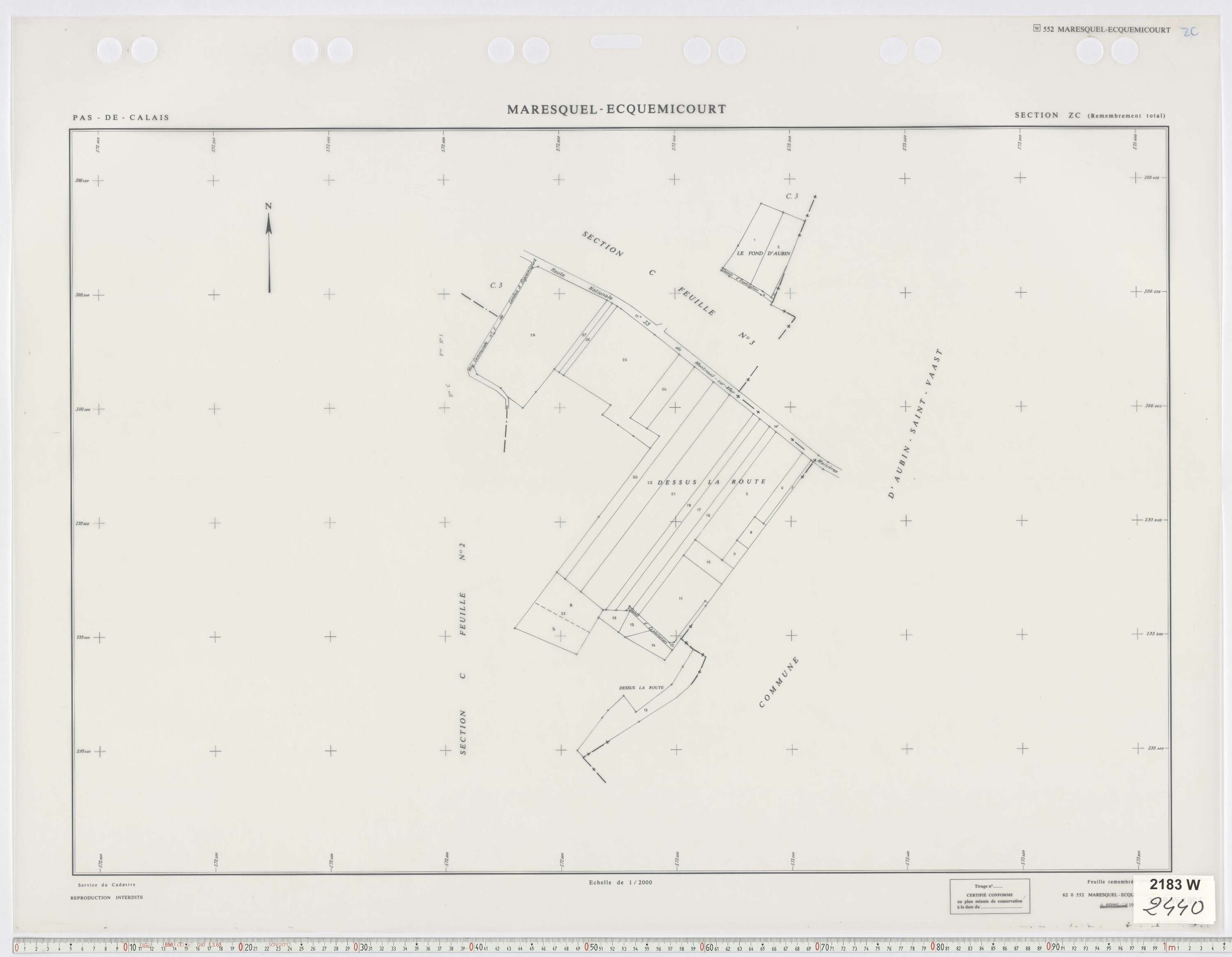 Maresquel-Ecquemicourt - Section ZC.