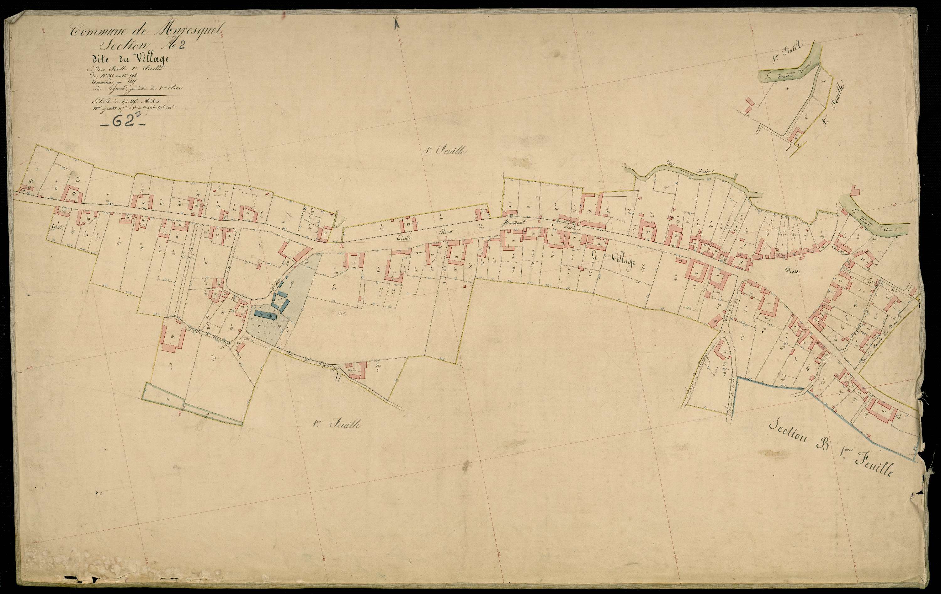 Maresquel-Ecquemicourt - Section A, 2e feuille