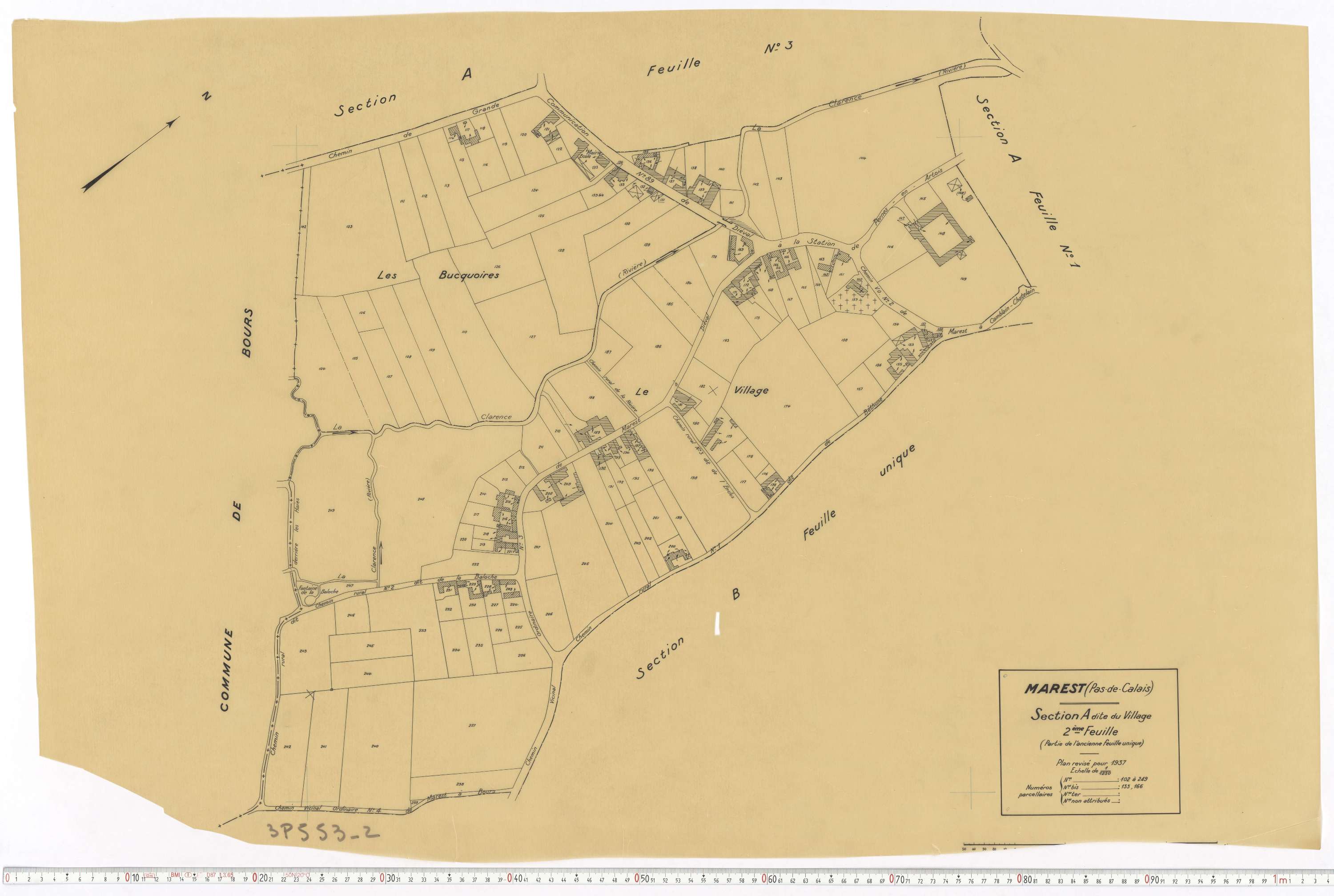 Marest - Section A, feuille 2.
