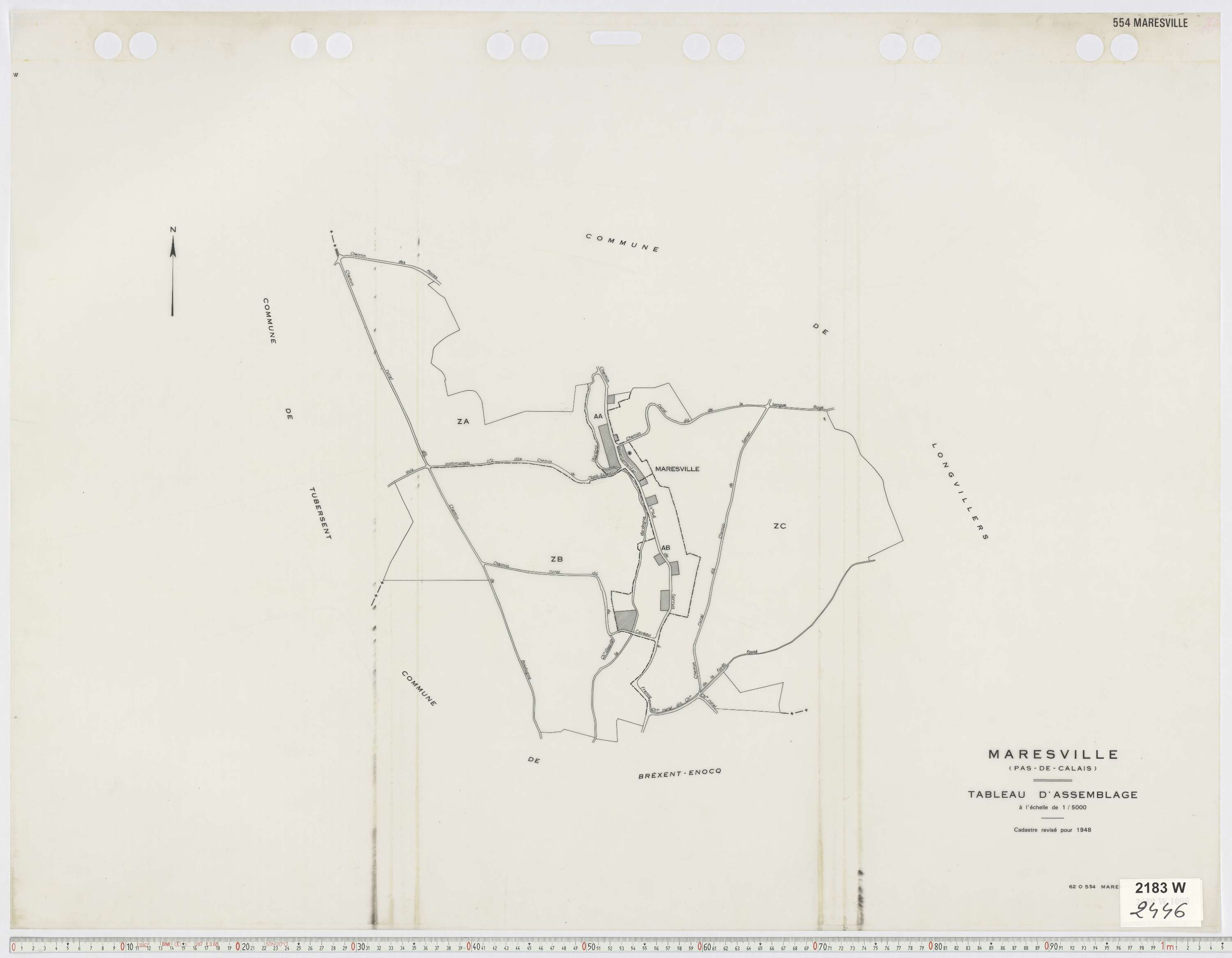 Maresville - Tableau d'assemblage.
