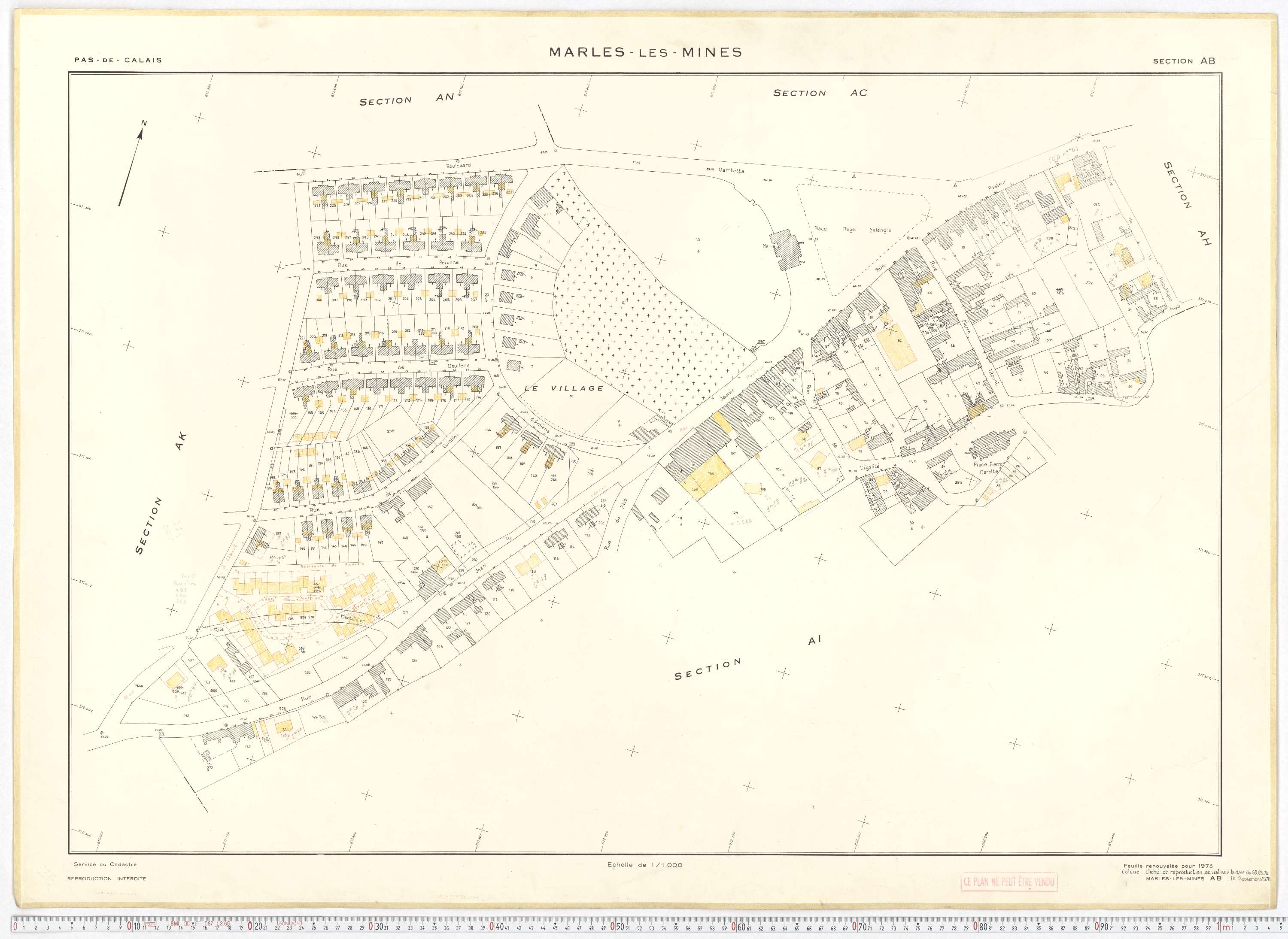 Marles-les-Mines - Section AB.