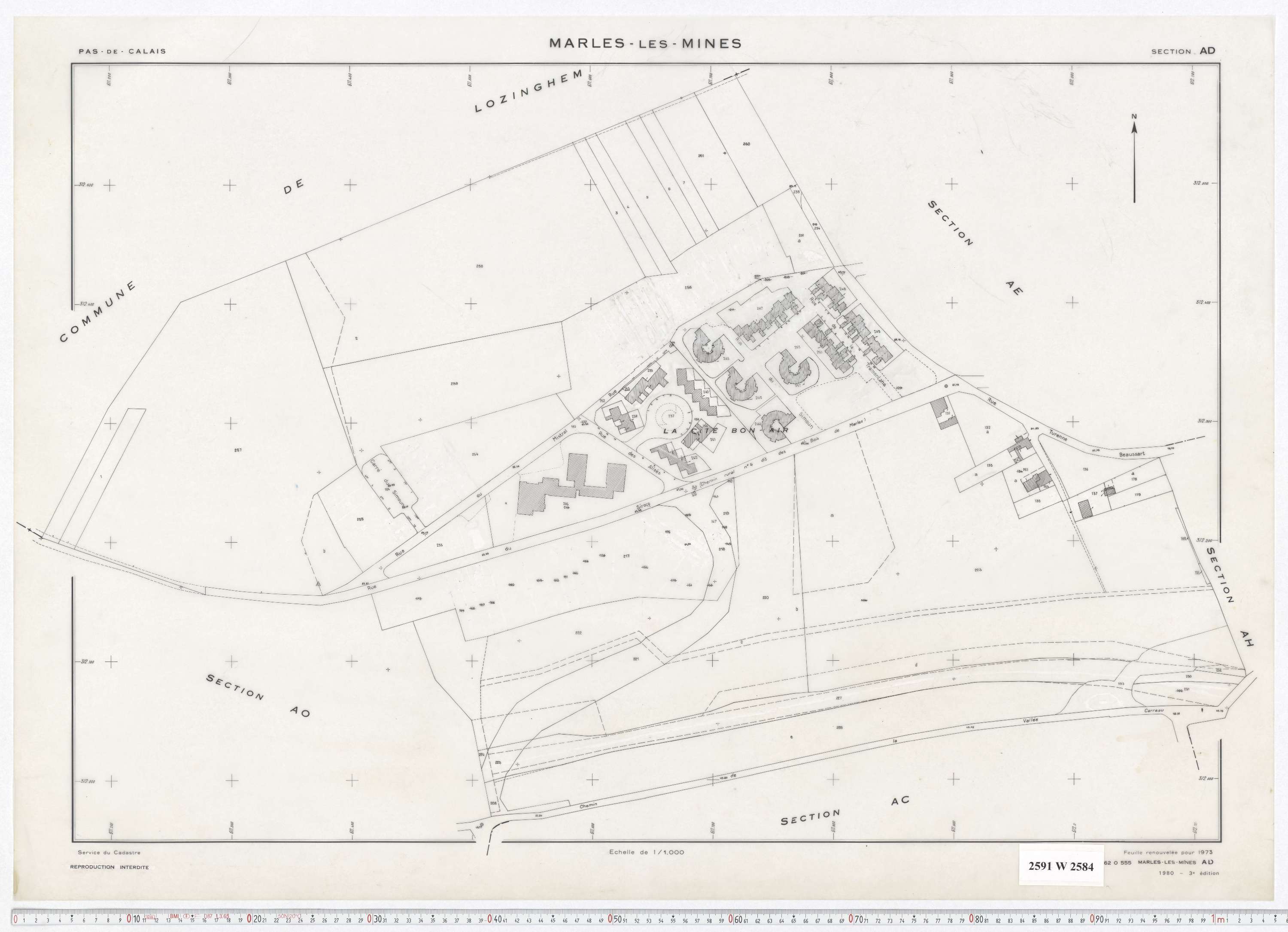 Marles-les-Mines - Section AD.