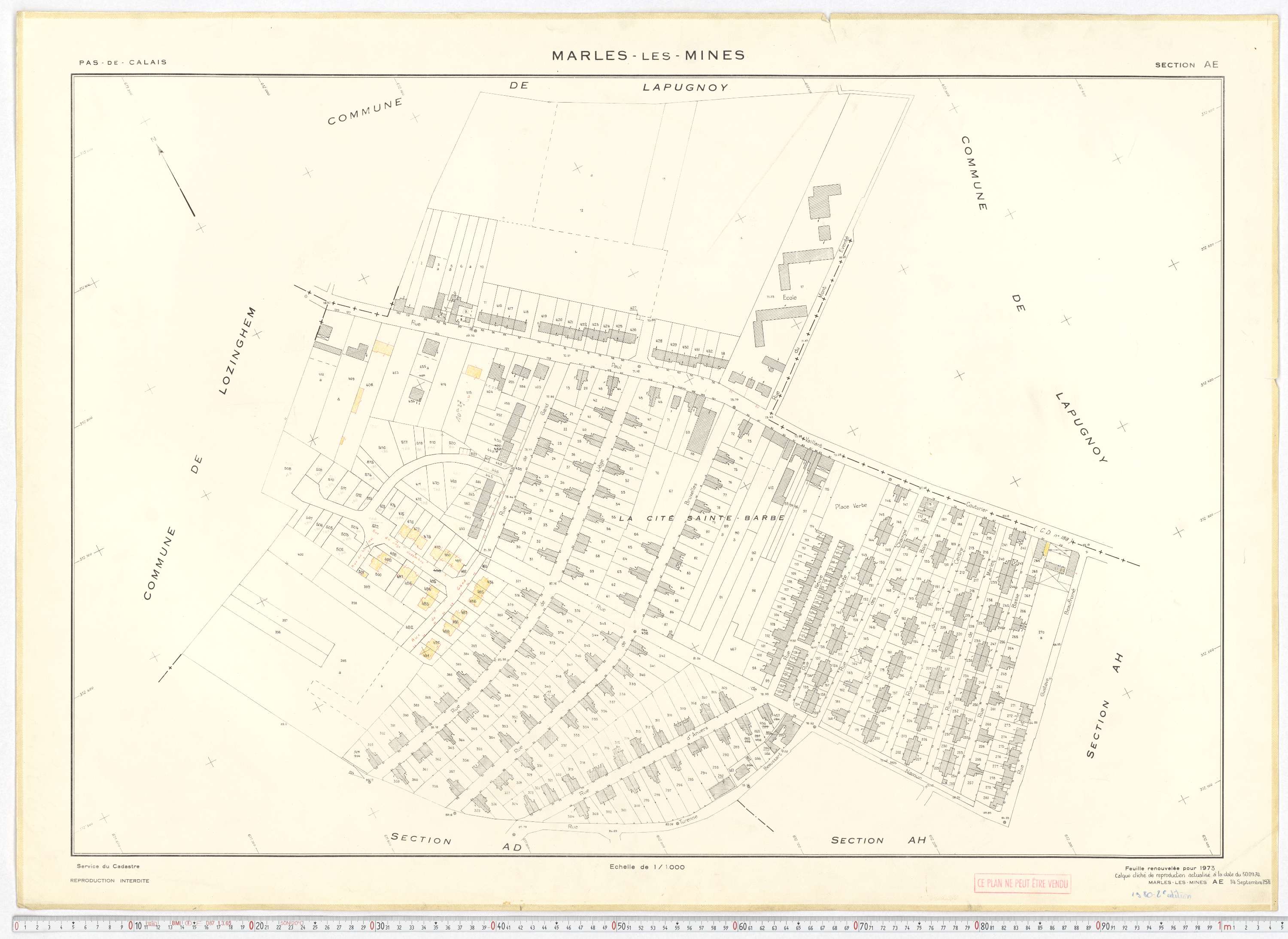 Marles-les-Mines - Section AE.