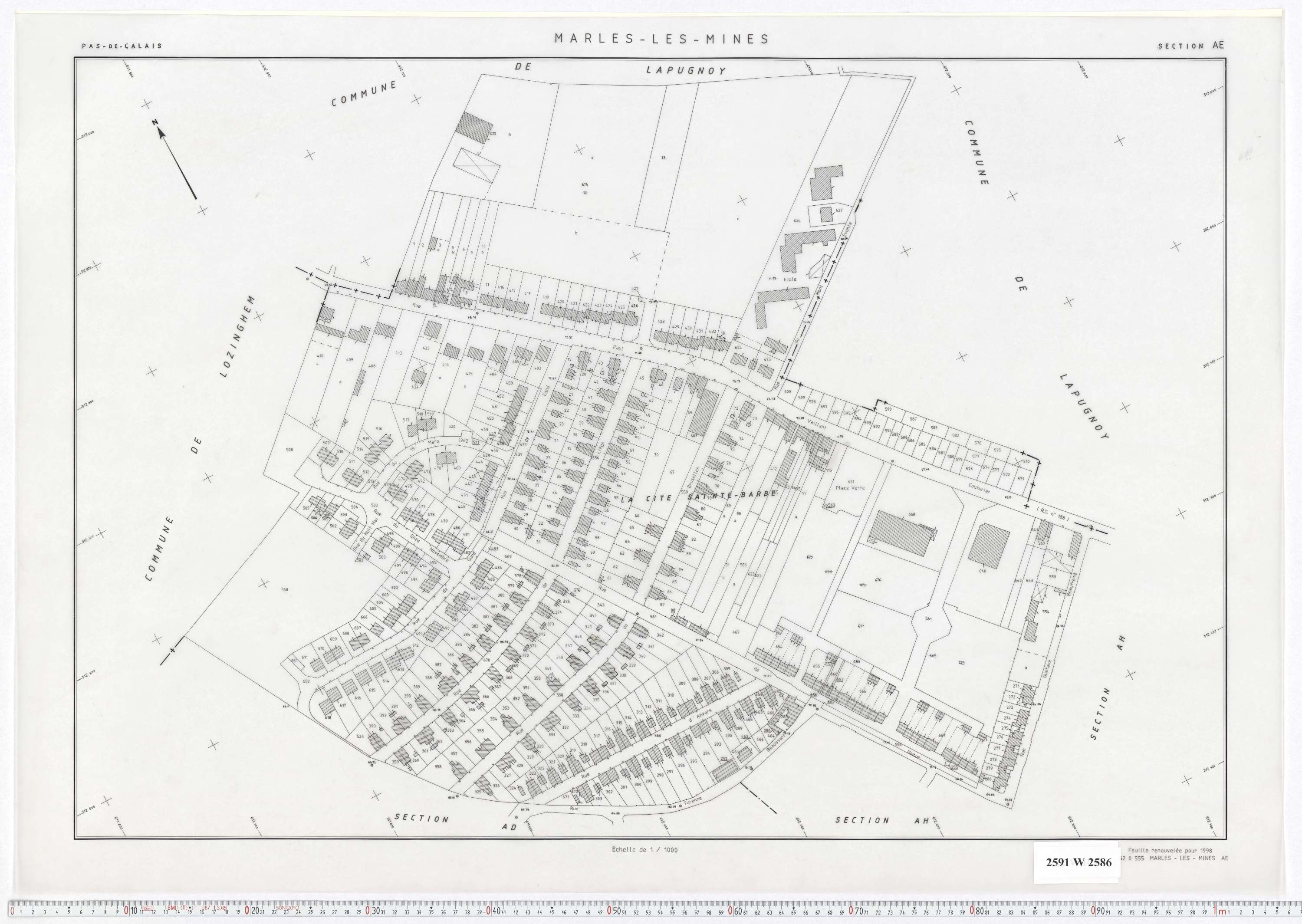 Marles-les-Mines - Section AE.