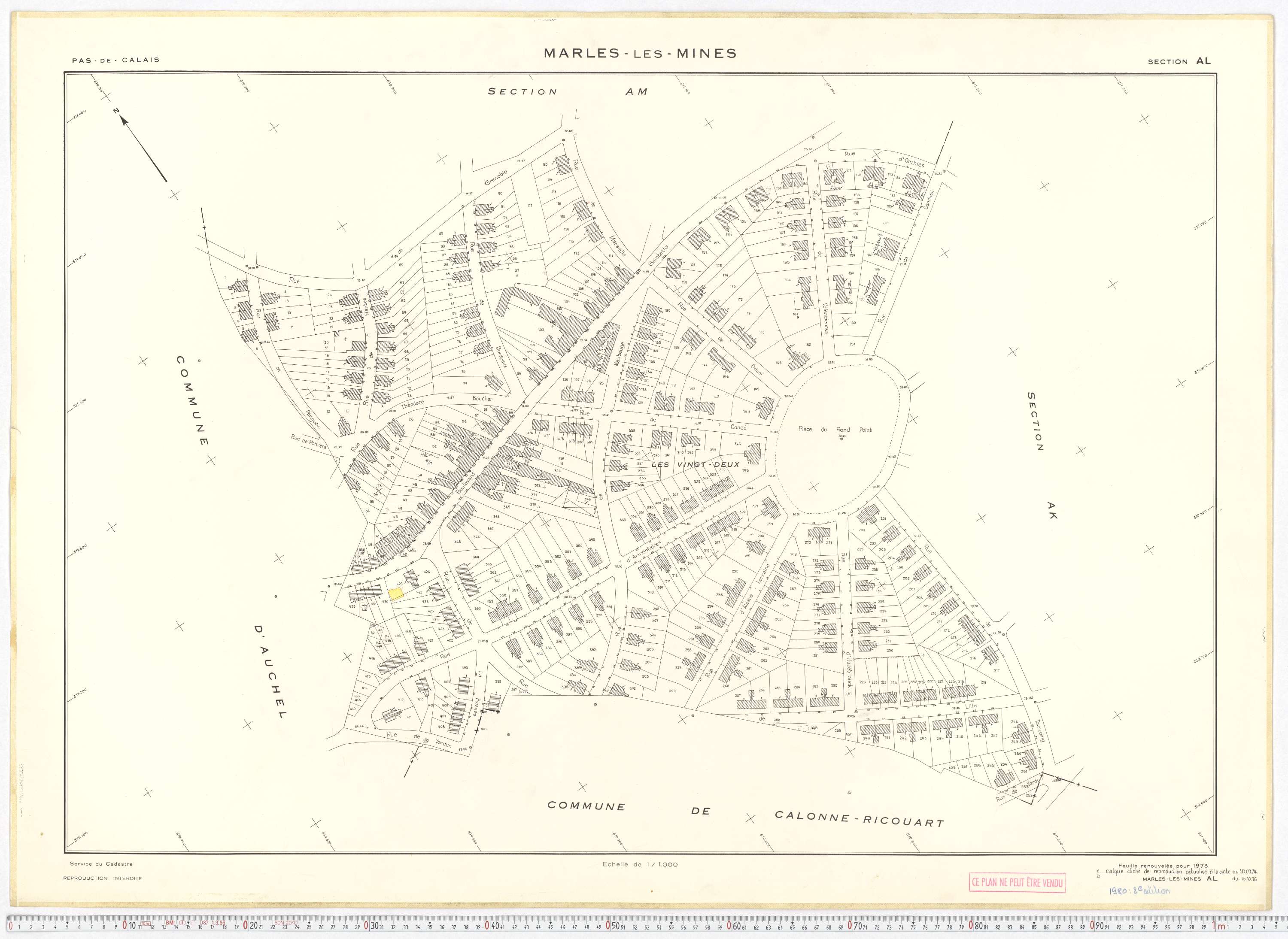 Marles-les-Mines - Section AL.