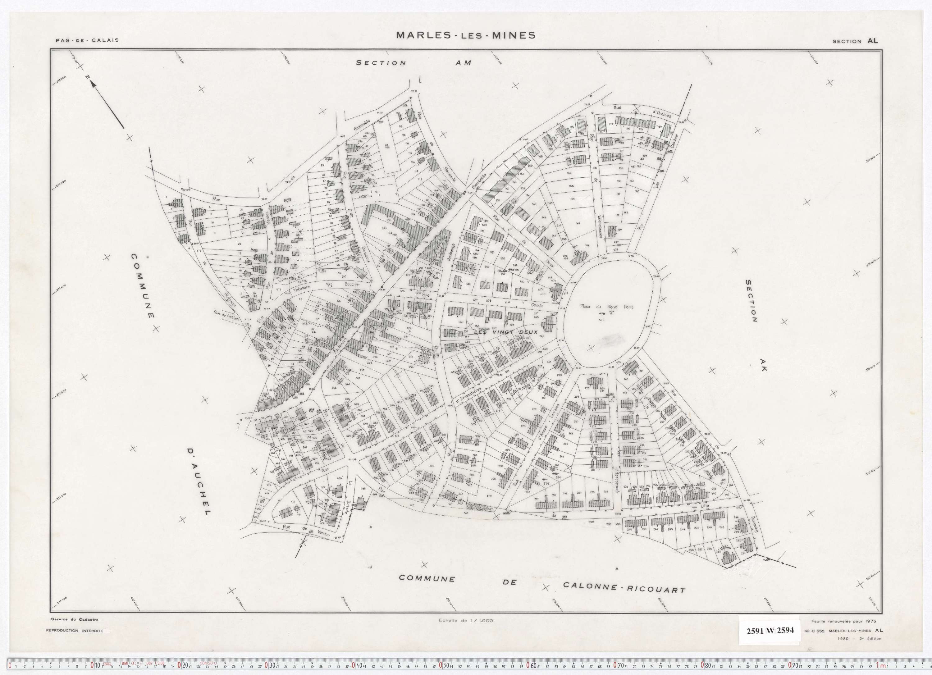 Marles-les-Mines - Section AL.