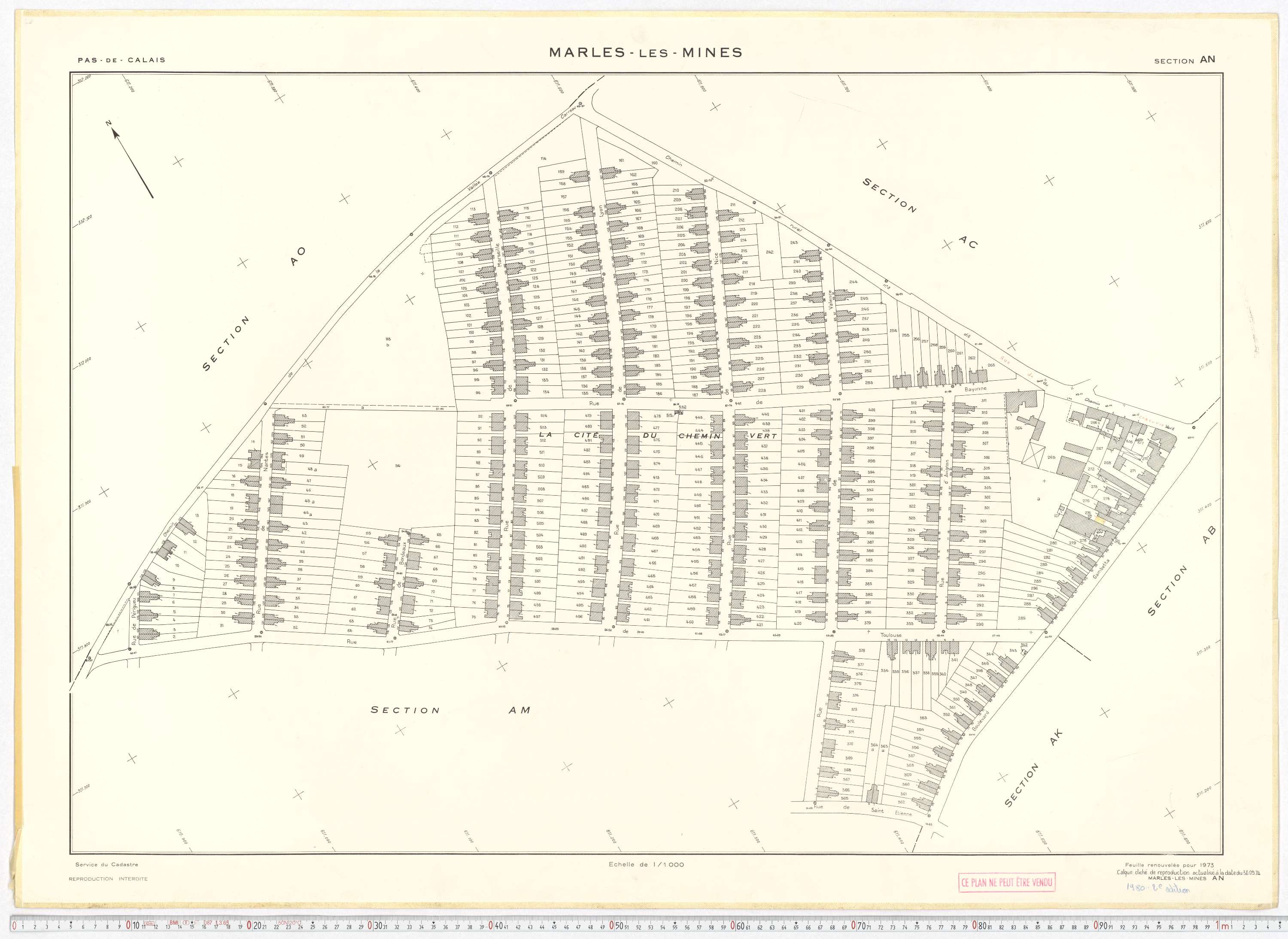 Marles-les-Mines - Section AN.