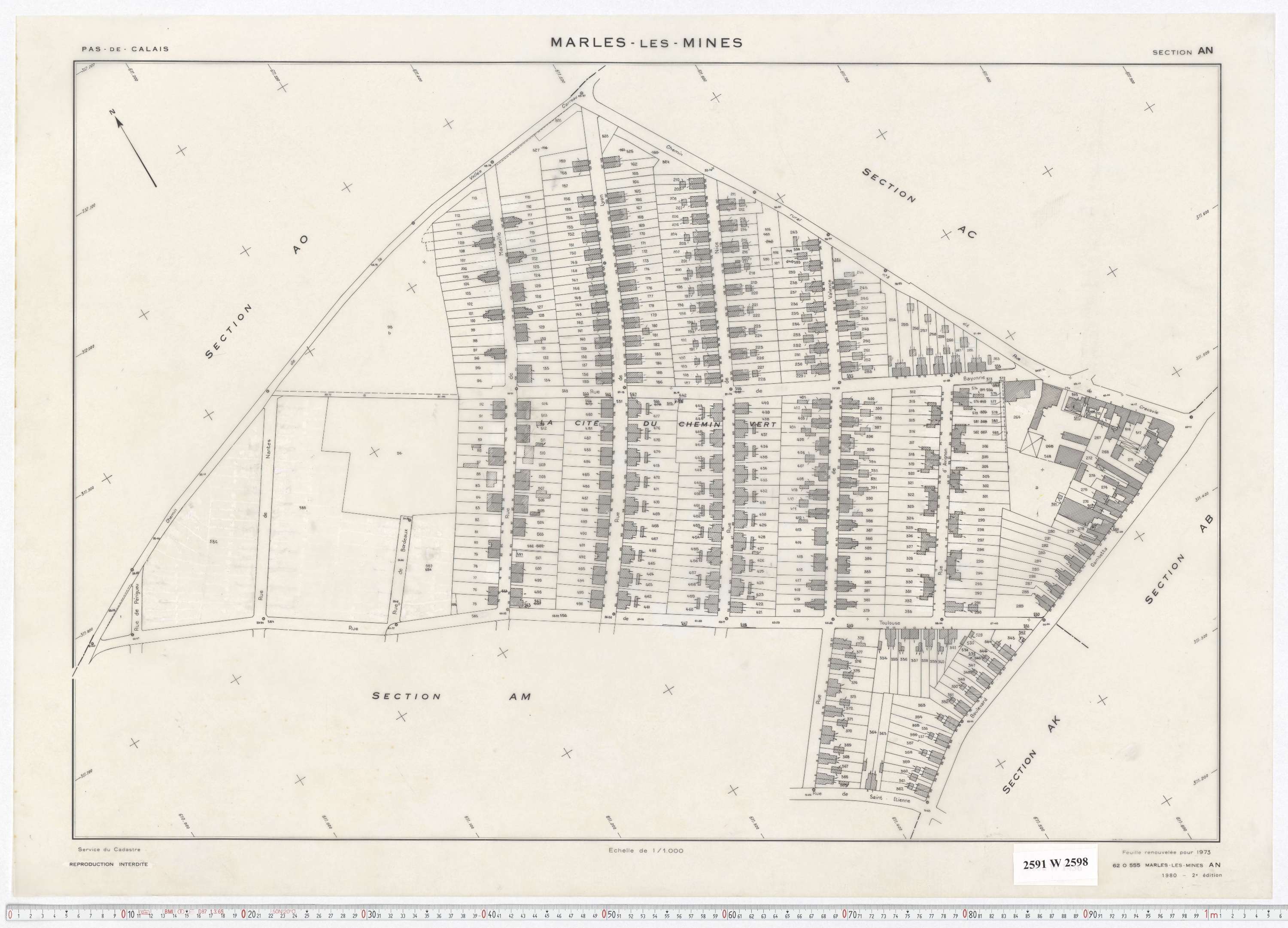Marles-les-Mines - Section AN.