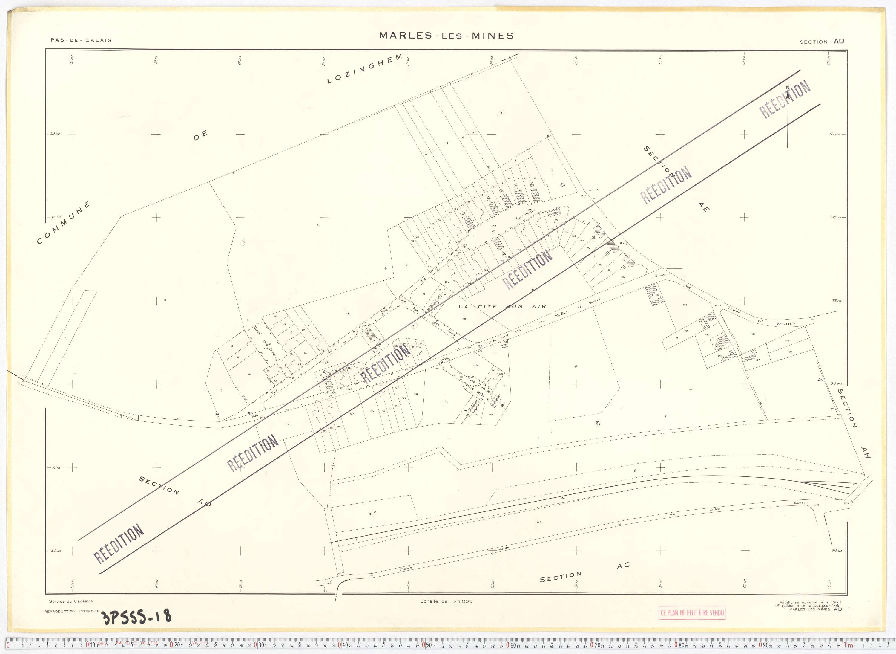 Marles-les-Mines - Section AD.