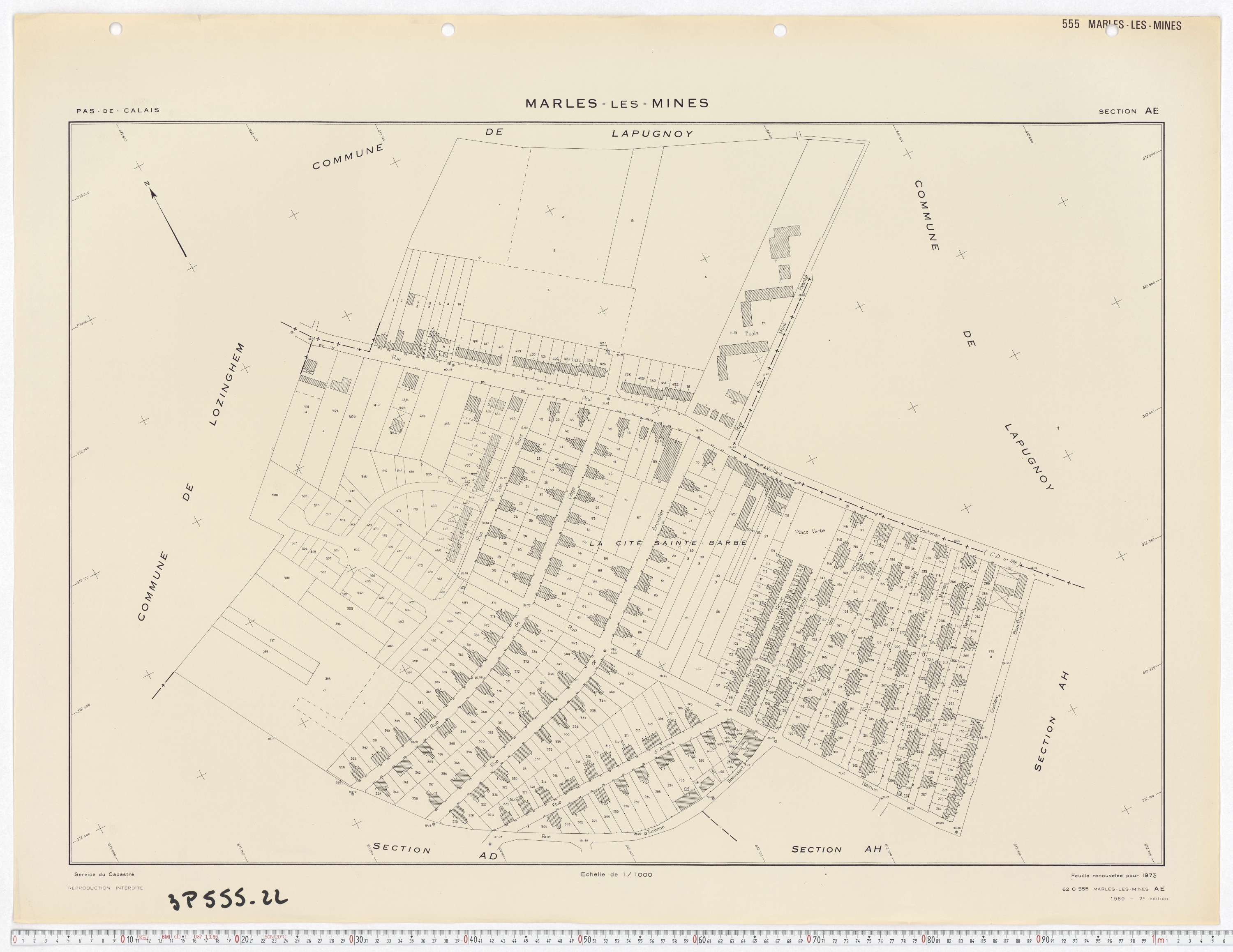 Marles-les-Mines - Section AE.