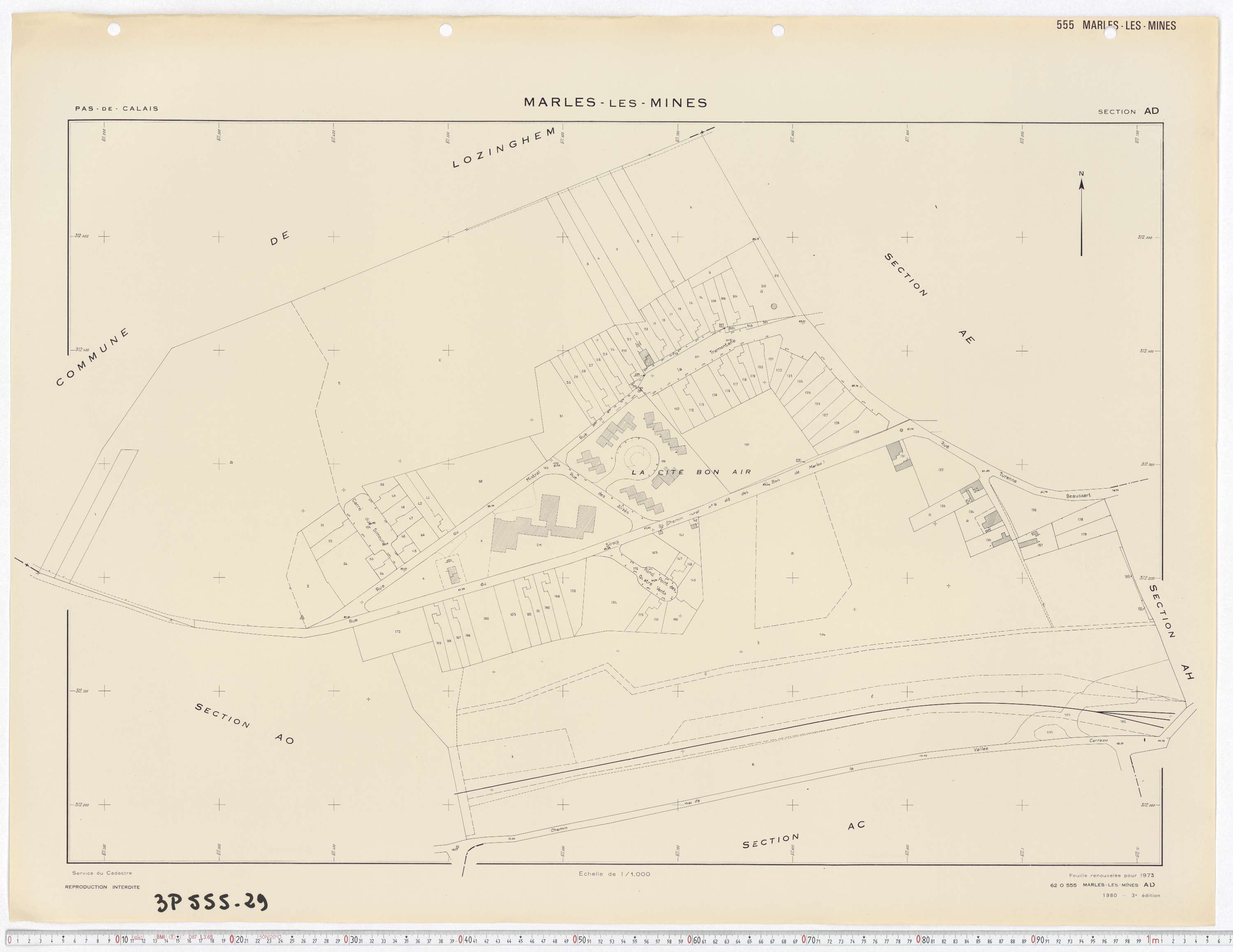 Marles-les-Mines - Section AD.