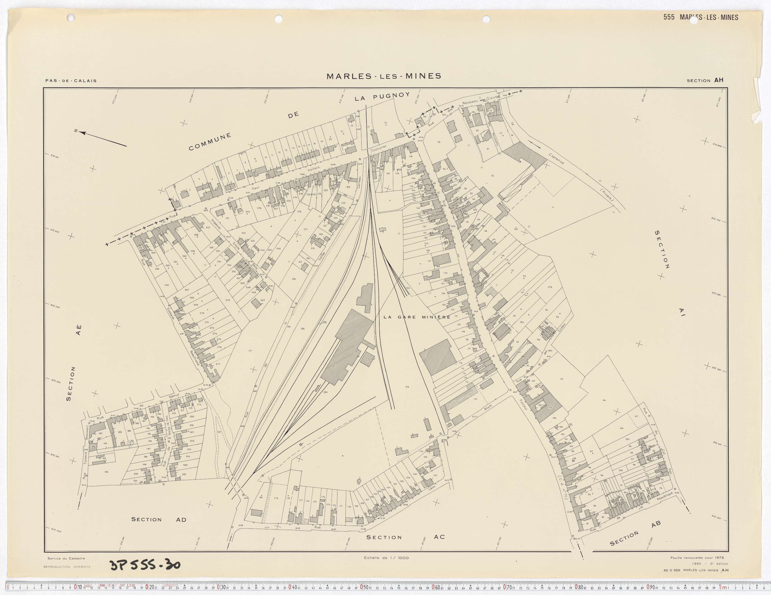 Marles-les-Mines - Section AH.