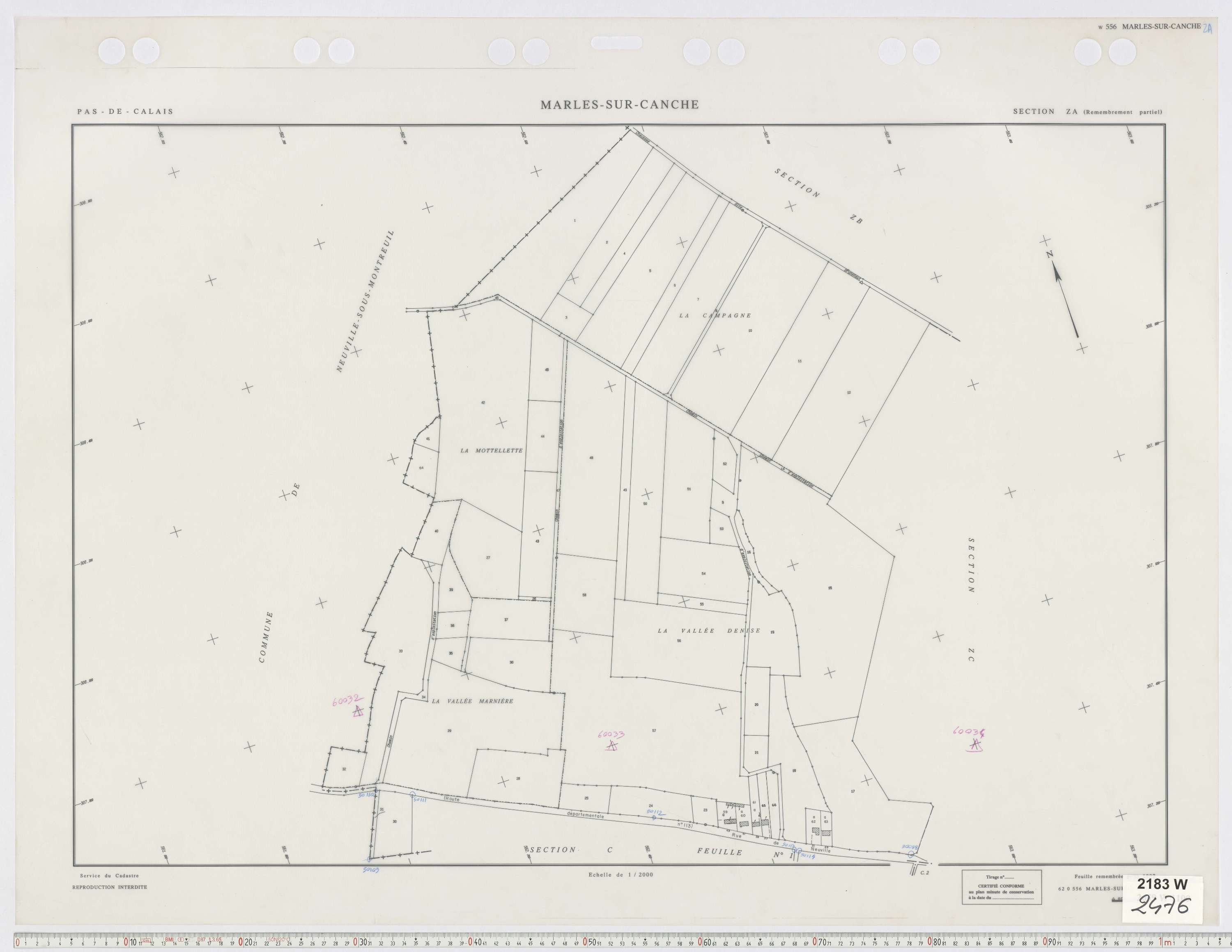 Marles-sur-Canche - Section ZA.