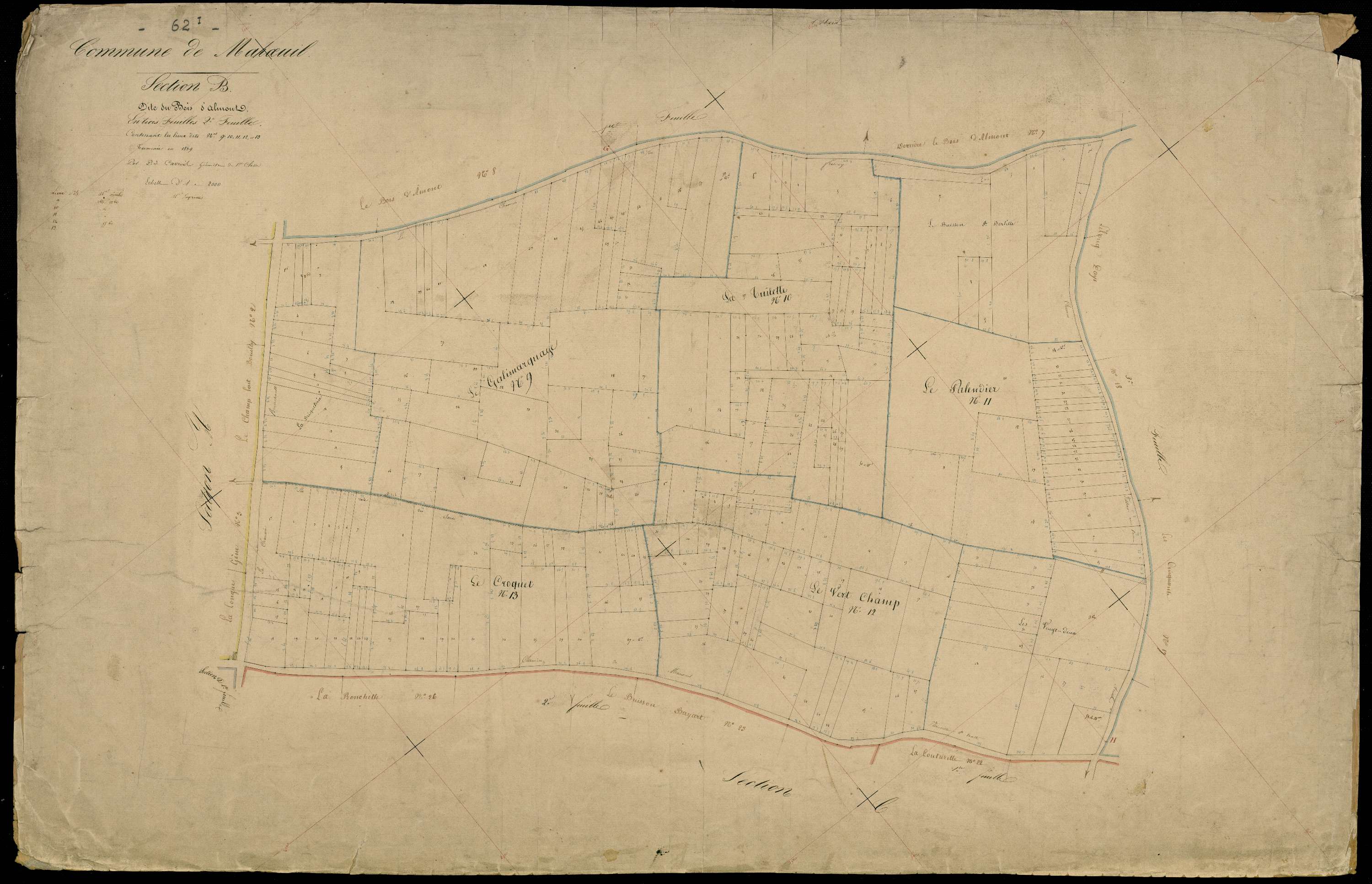 Marœuil - Section B, 2e feuille