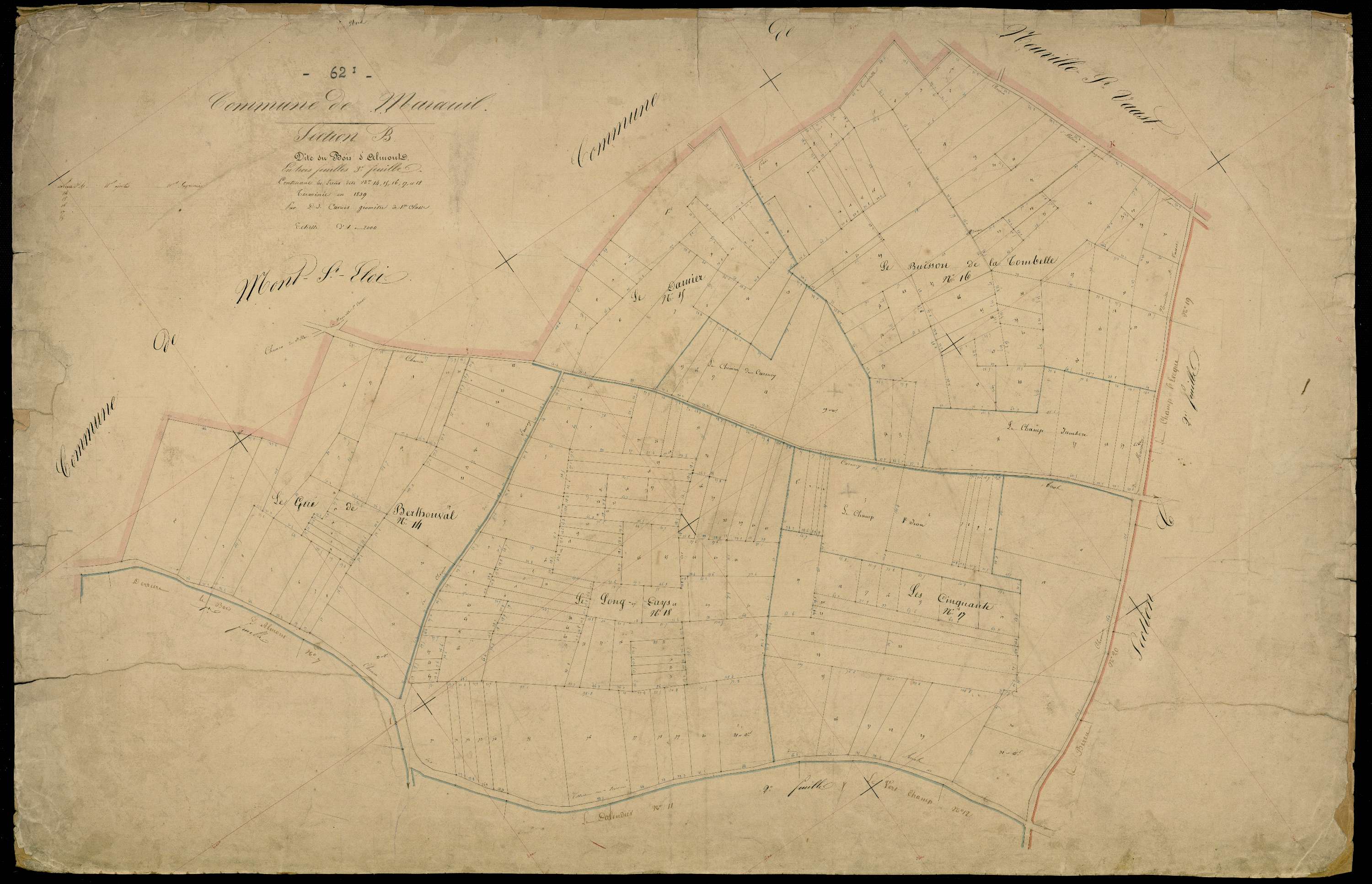 Marœuil - Section B, 3e feuille