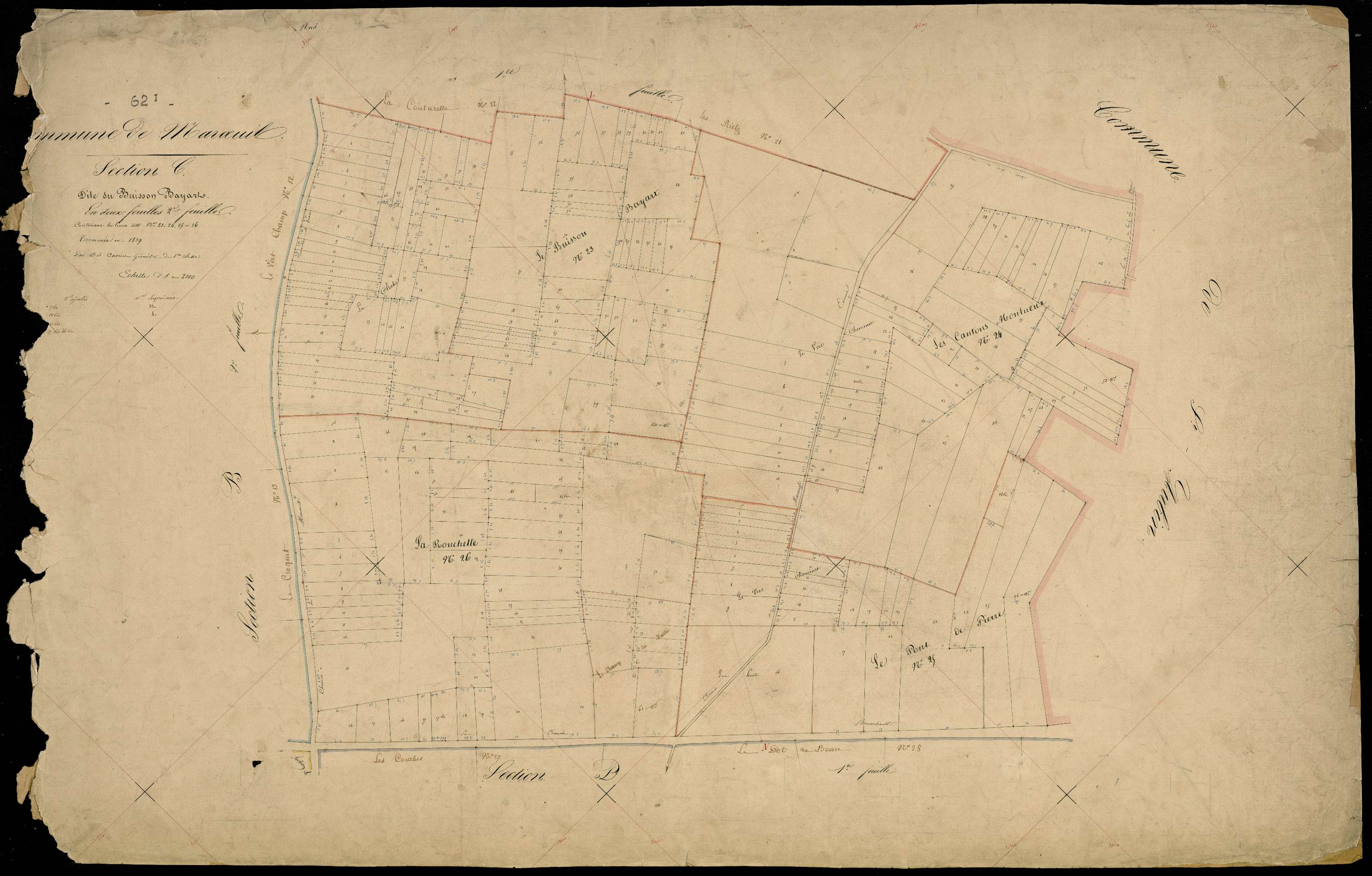 Marœuil - Section C, 2e feuille