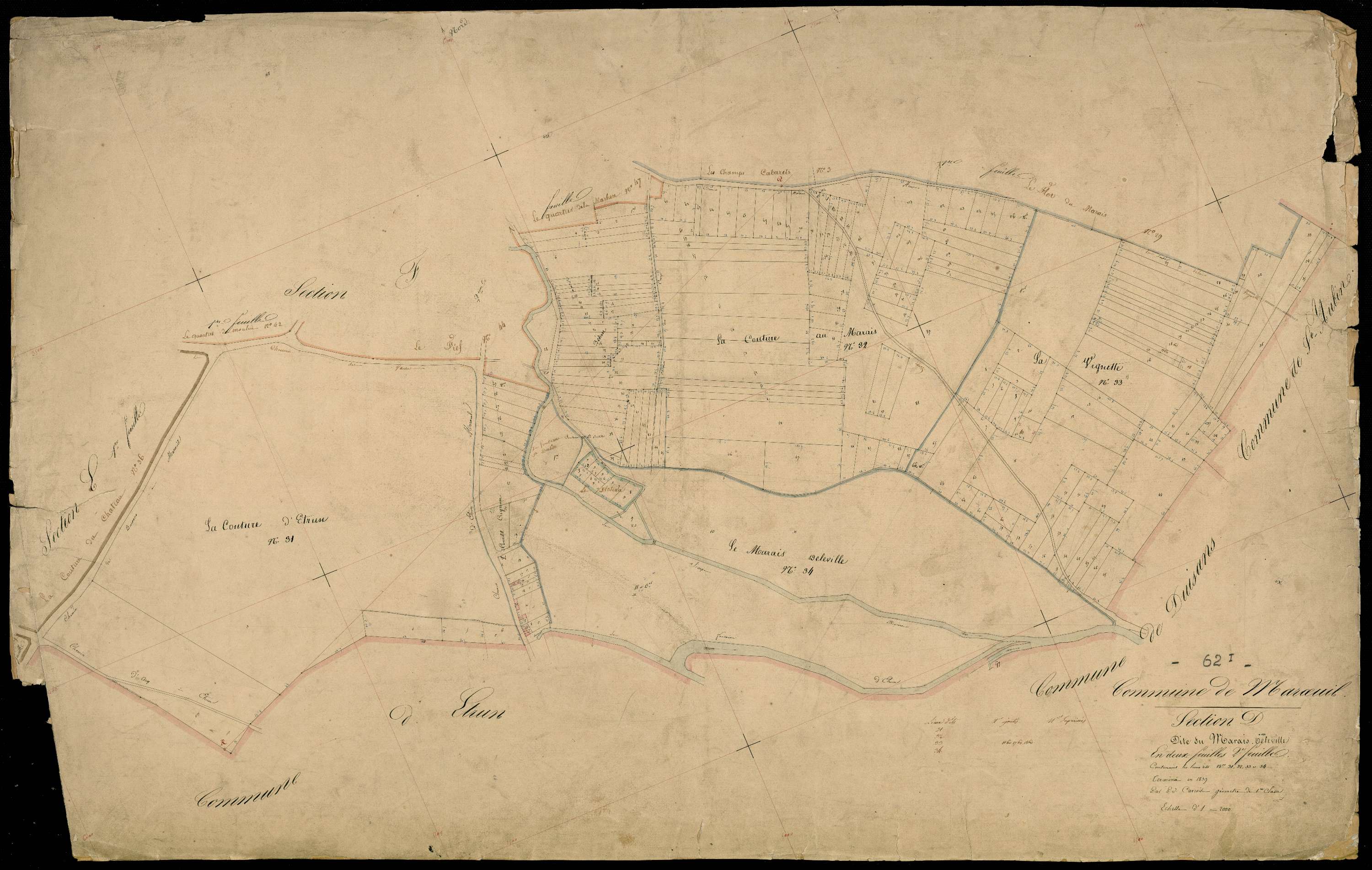 Marœuil - Section D, 2e feuille