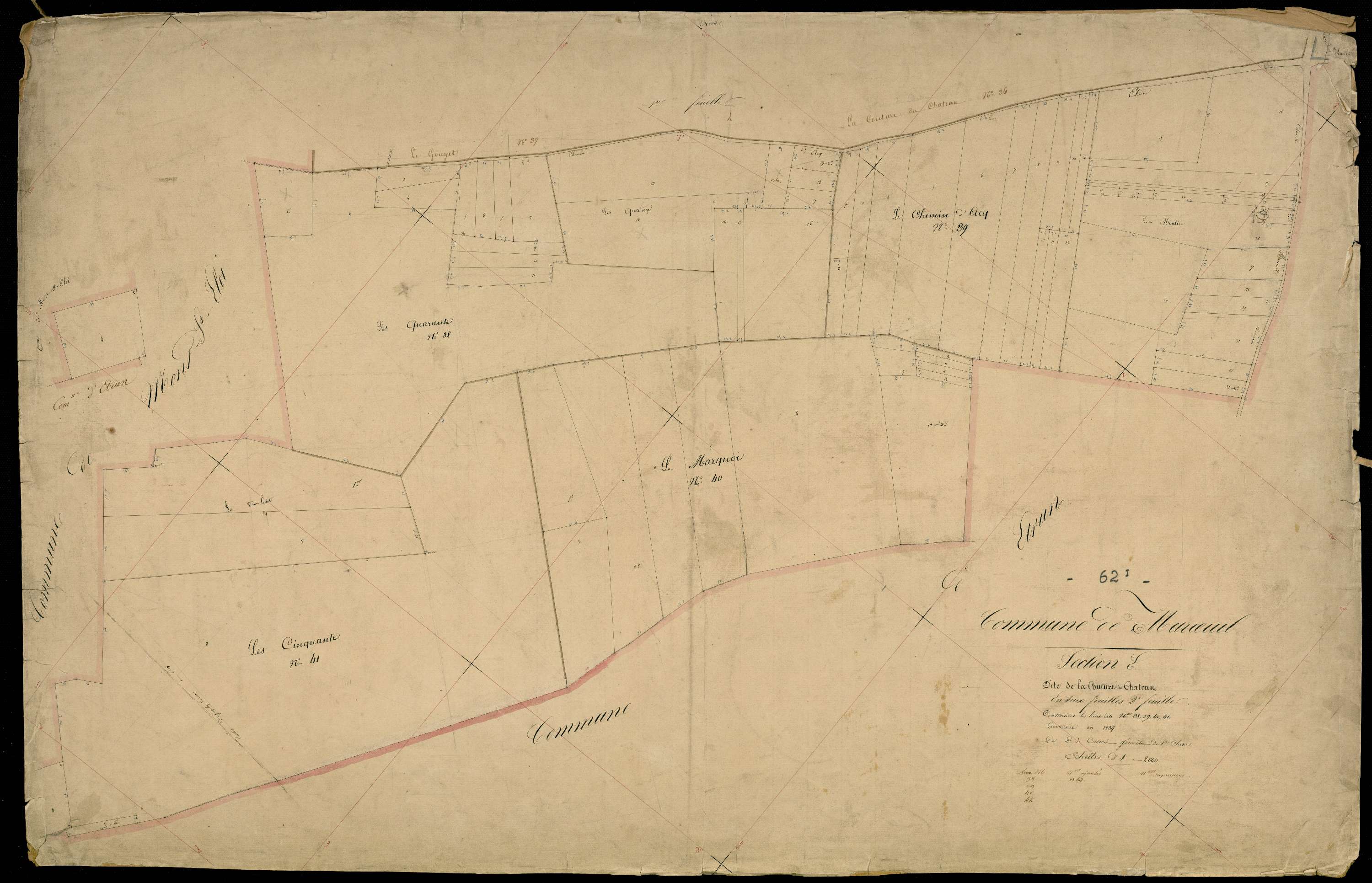 Marœuil - Section E, 2e feuille
