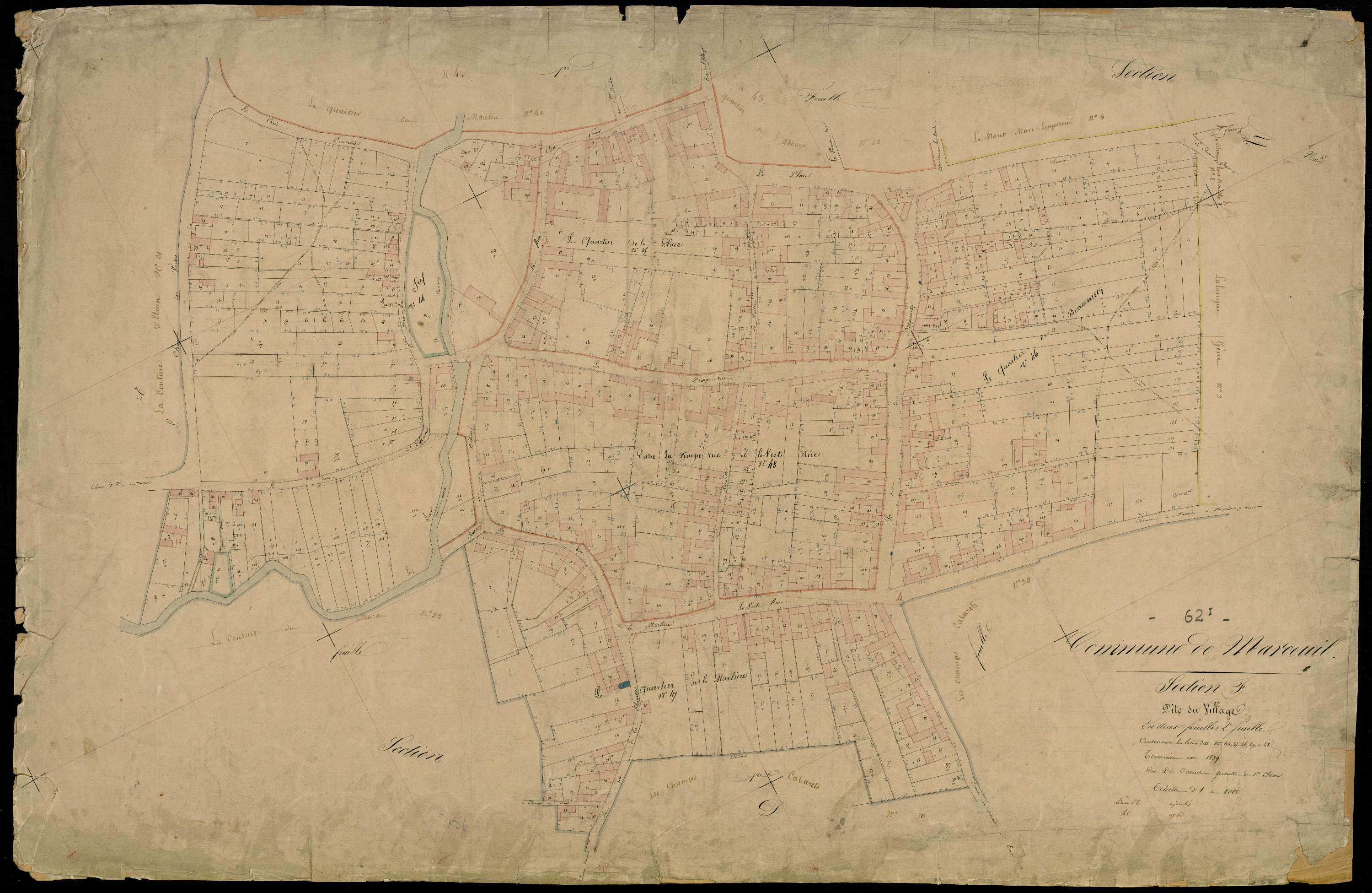 Marœuil - Section F, 2e feuille