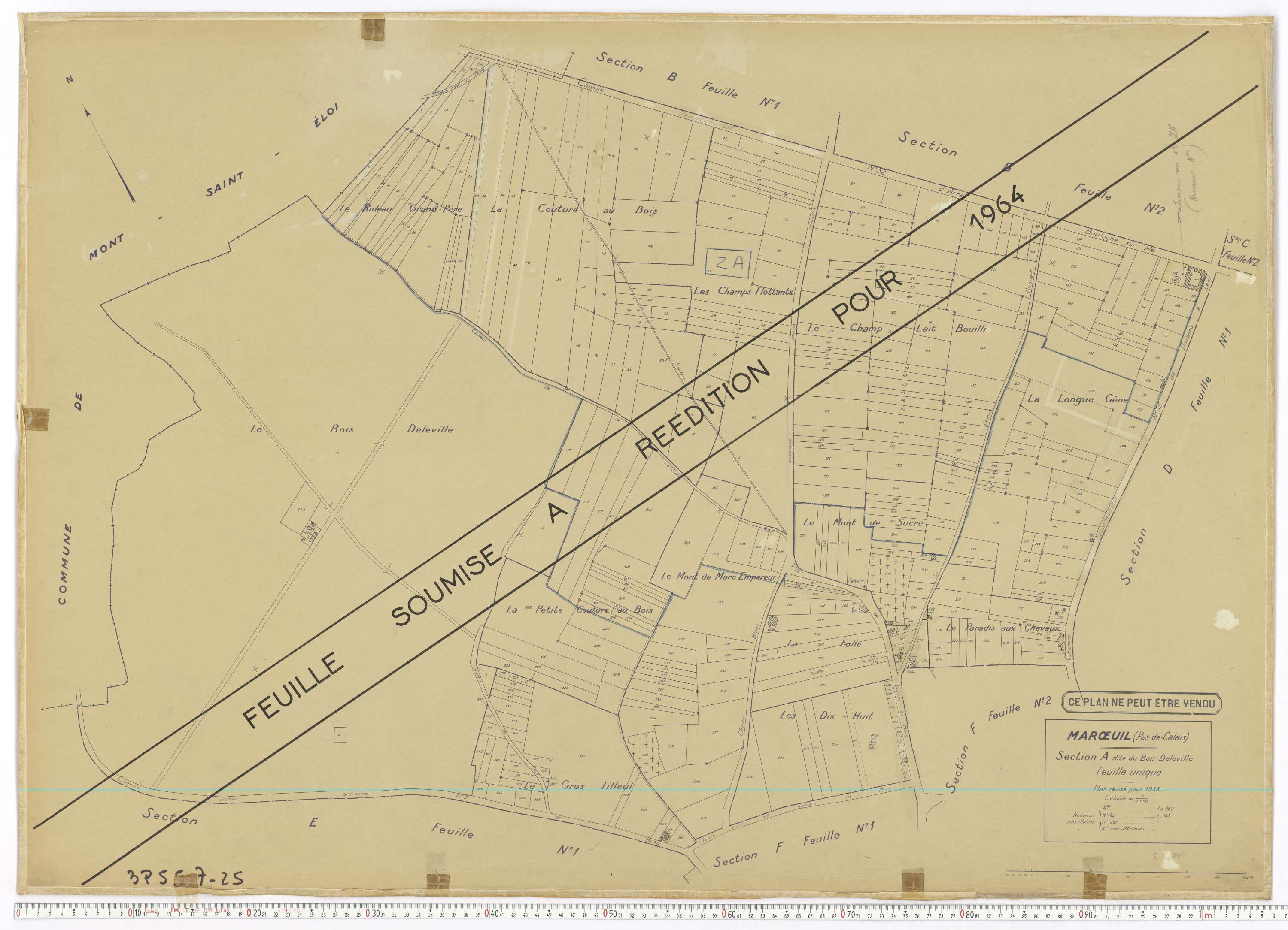 Marœuil - Section A.