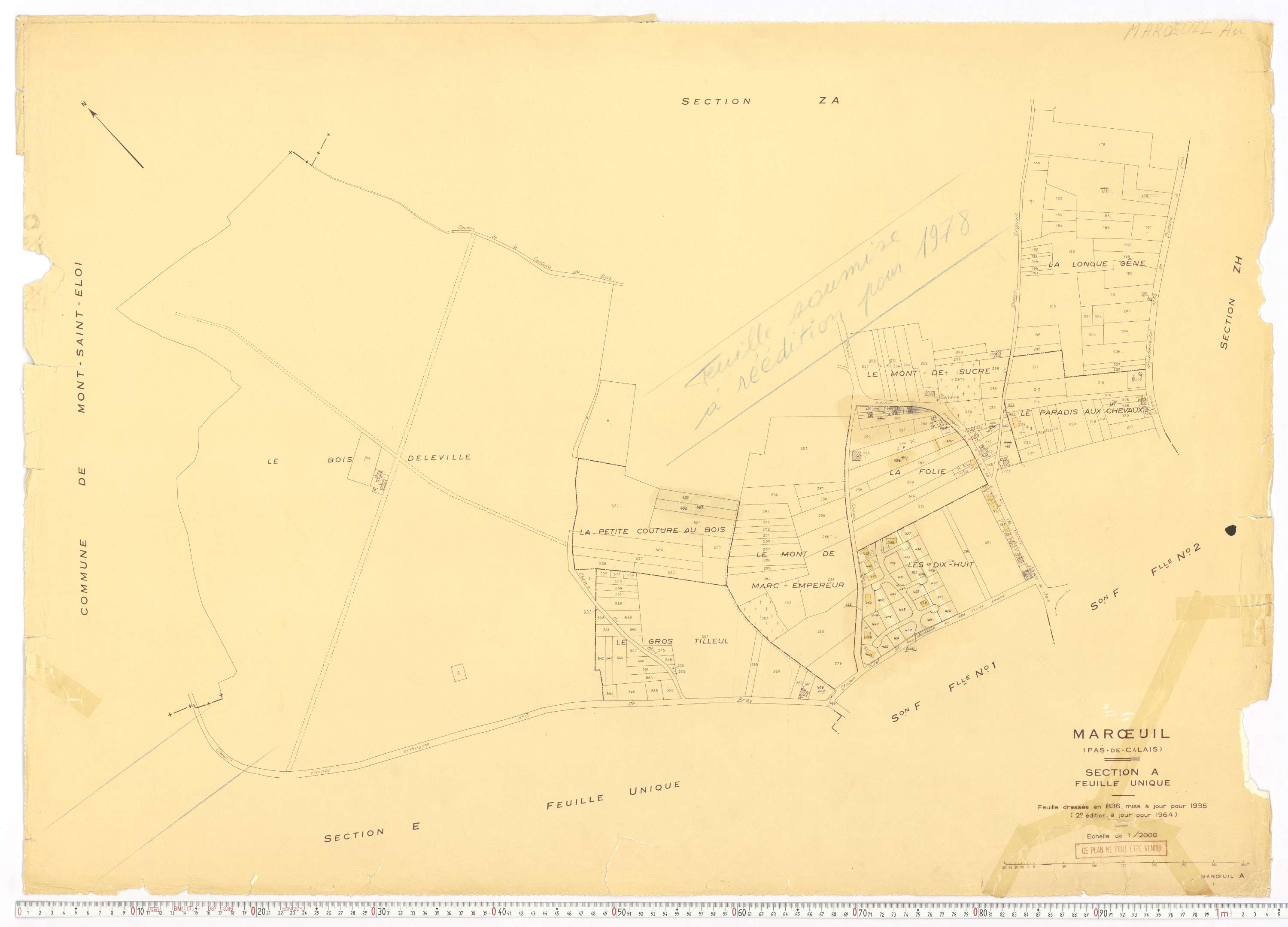 Marœuil - Section A.