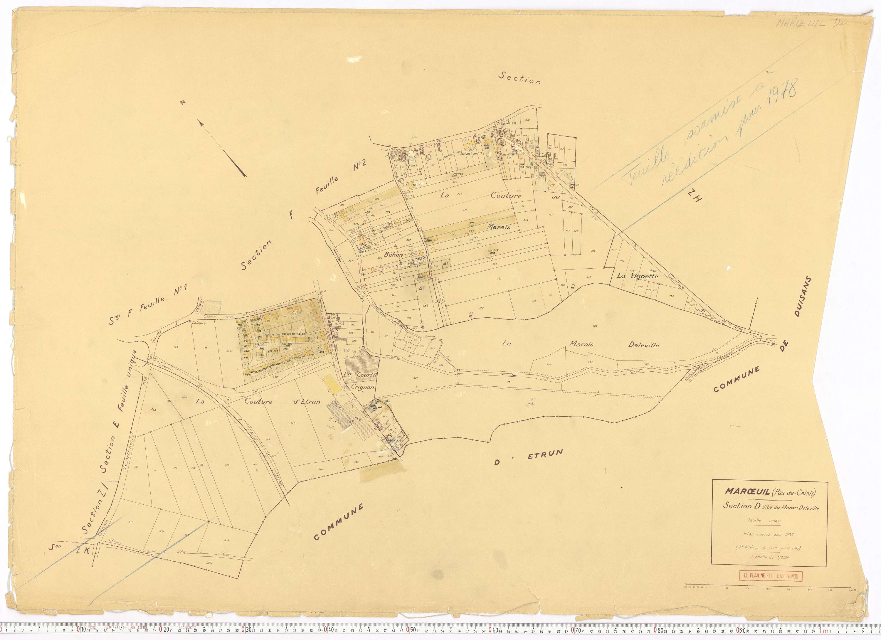 Marœuil - Section D.