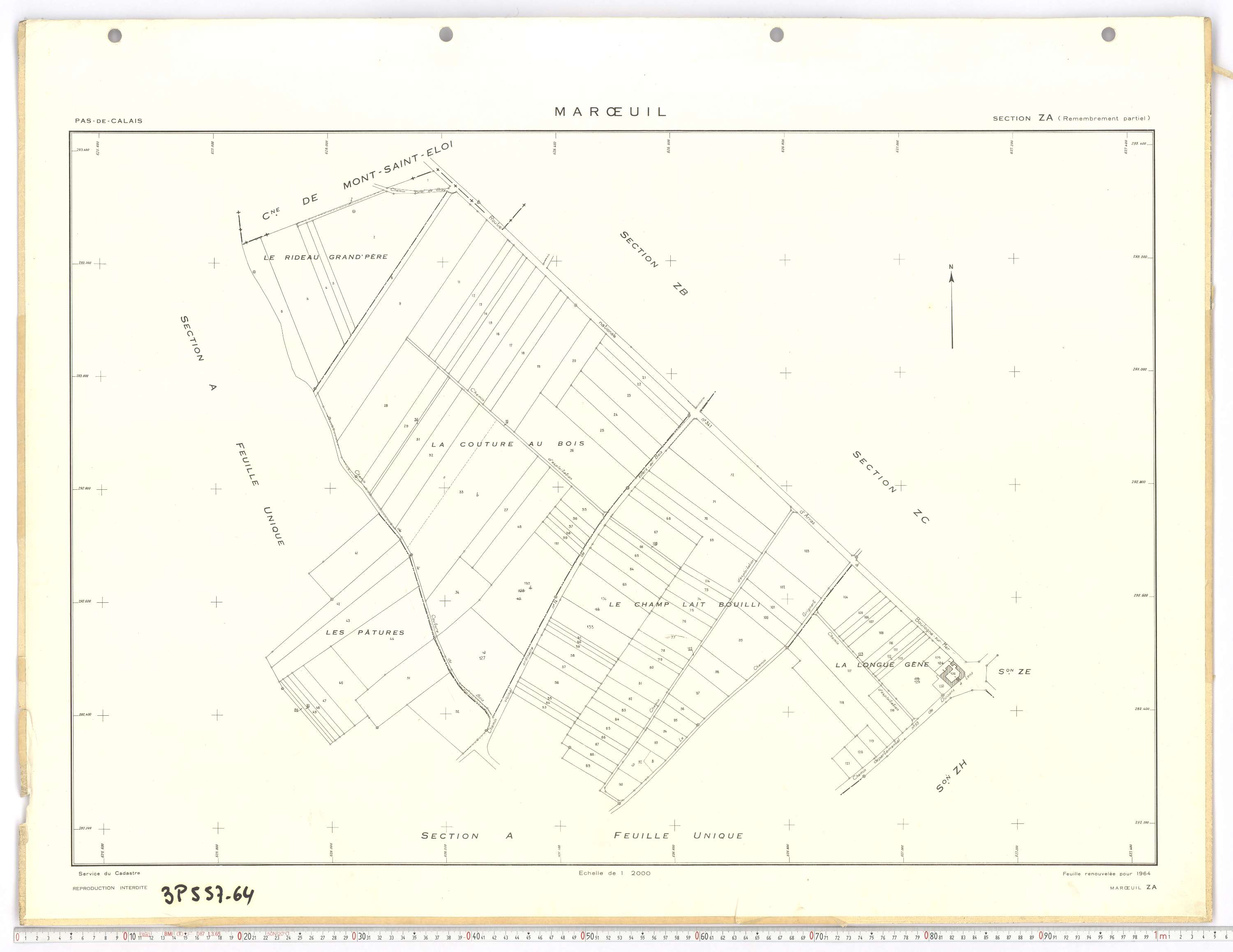 Marœuil - Section ZA.