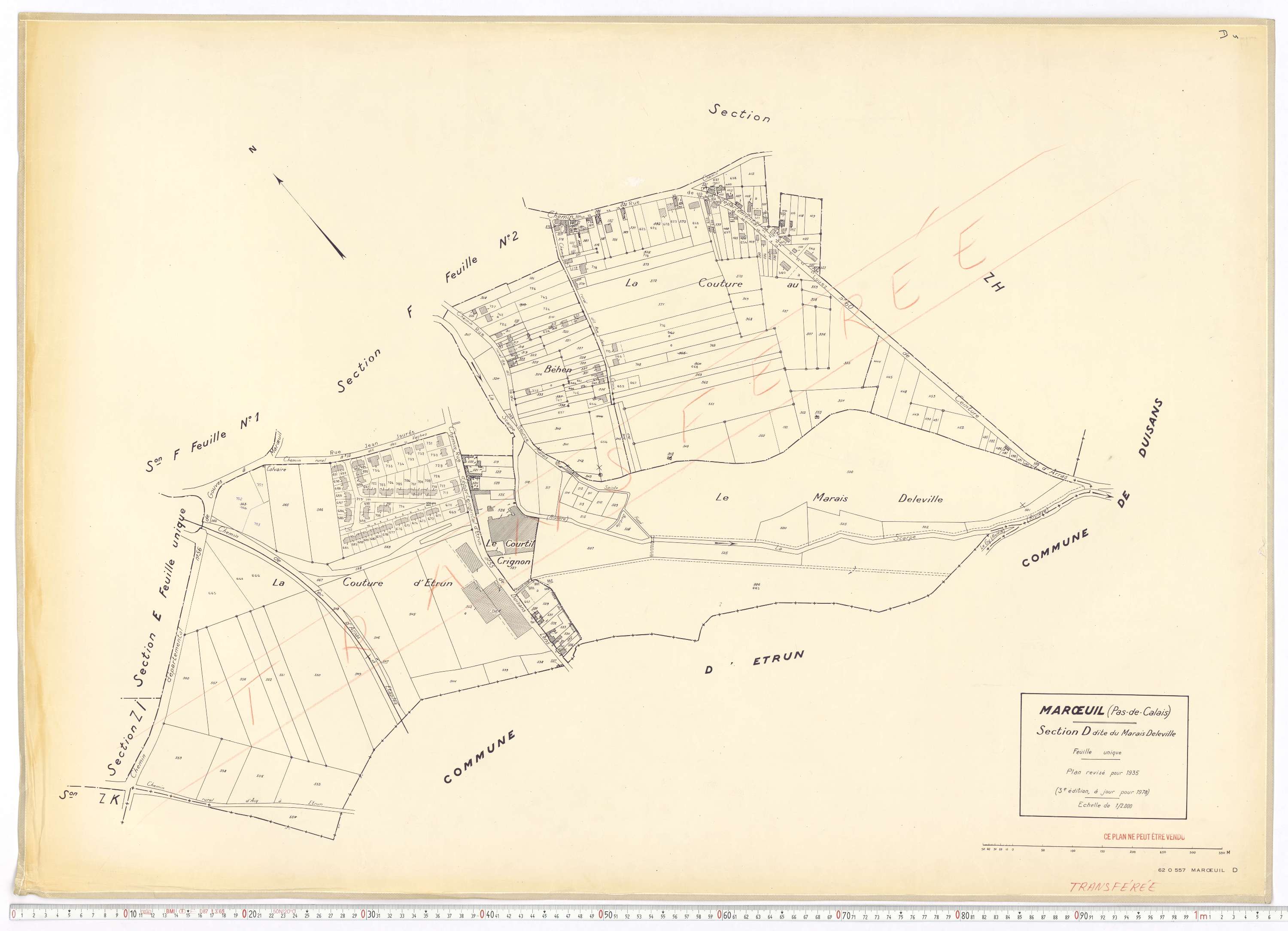 Marœuil - Section D.
