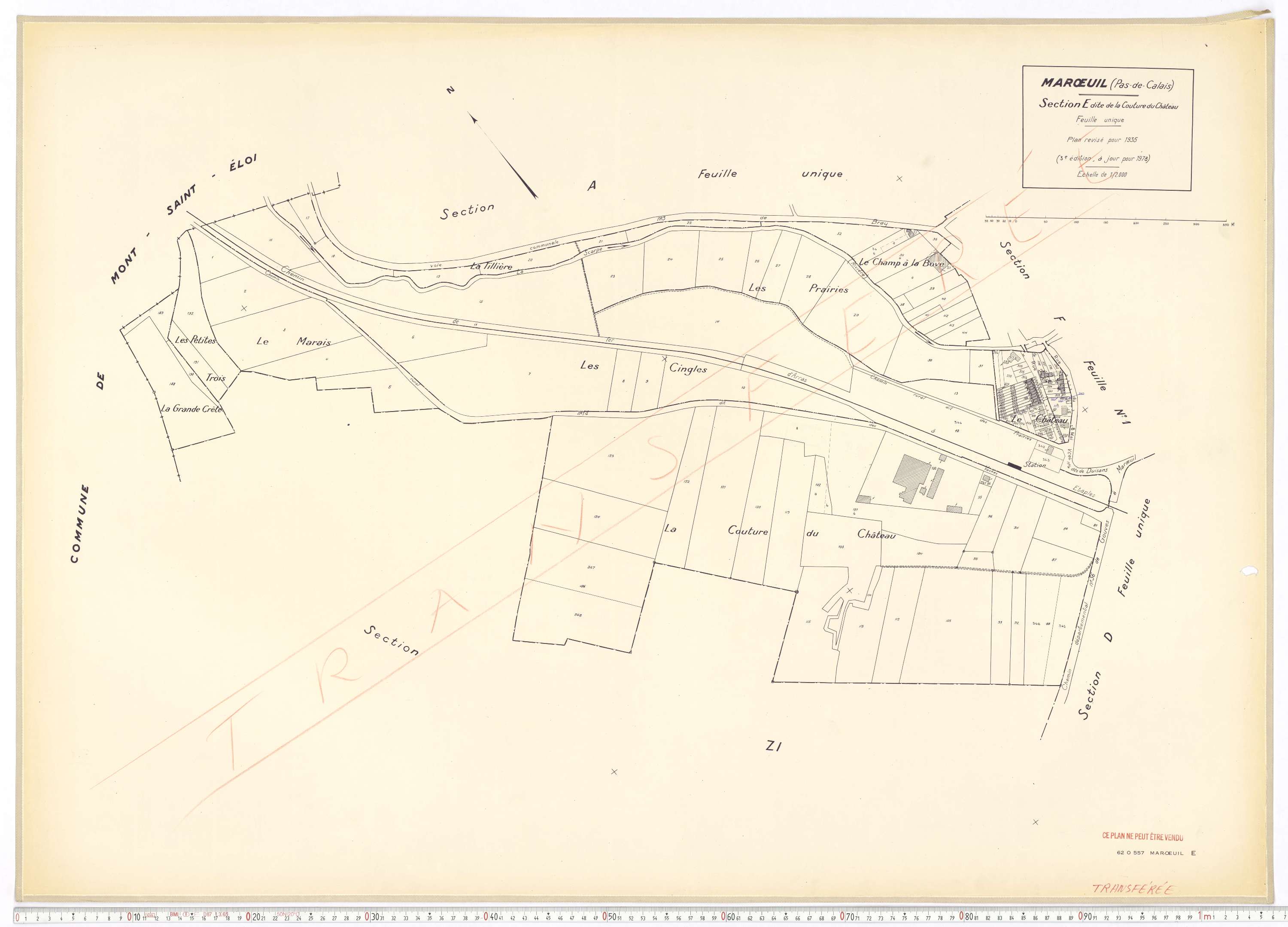 Marœuil - Section E.