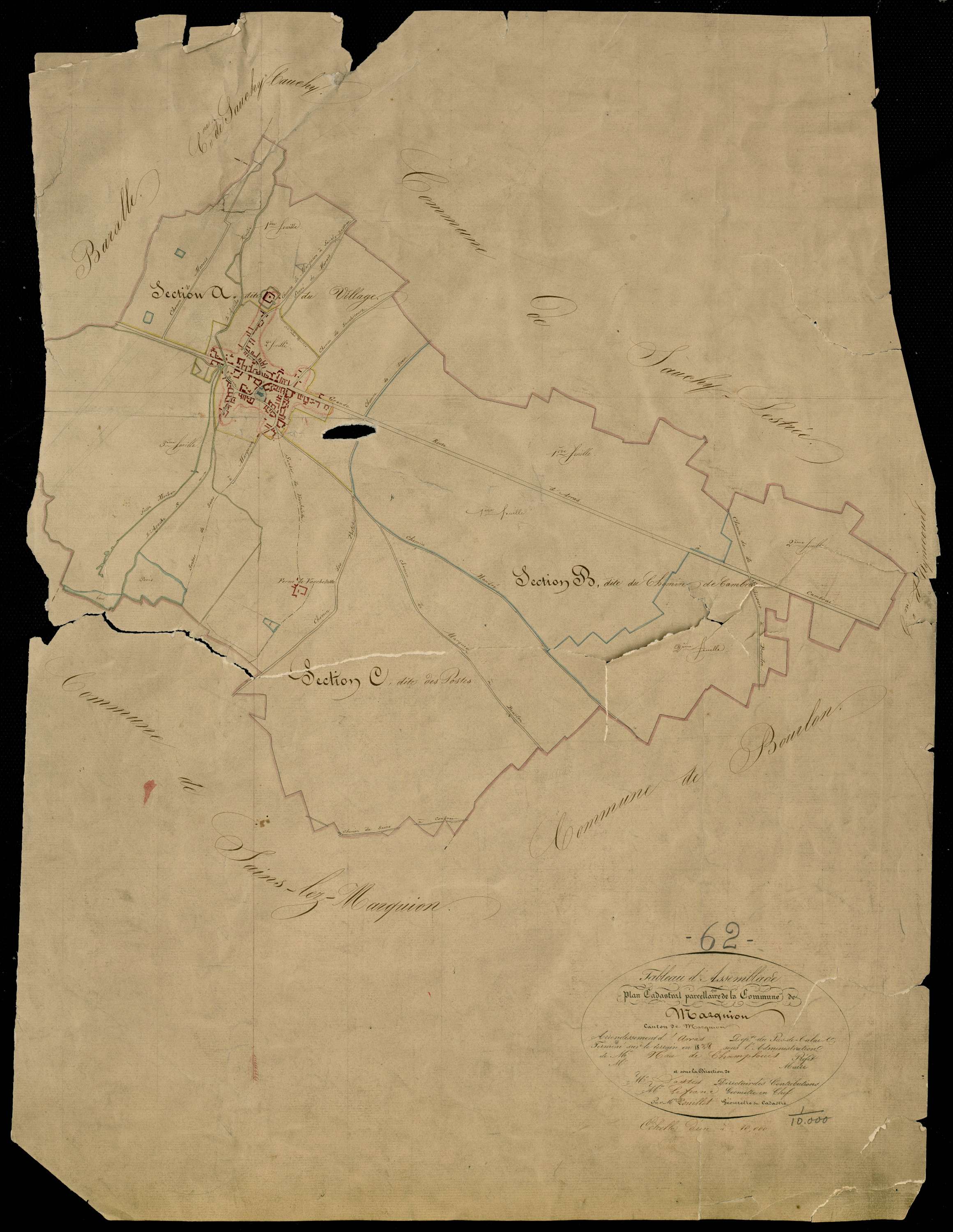 Marquion - Tableau d'assemblage