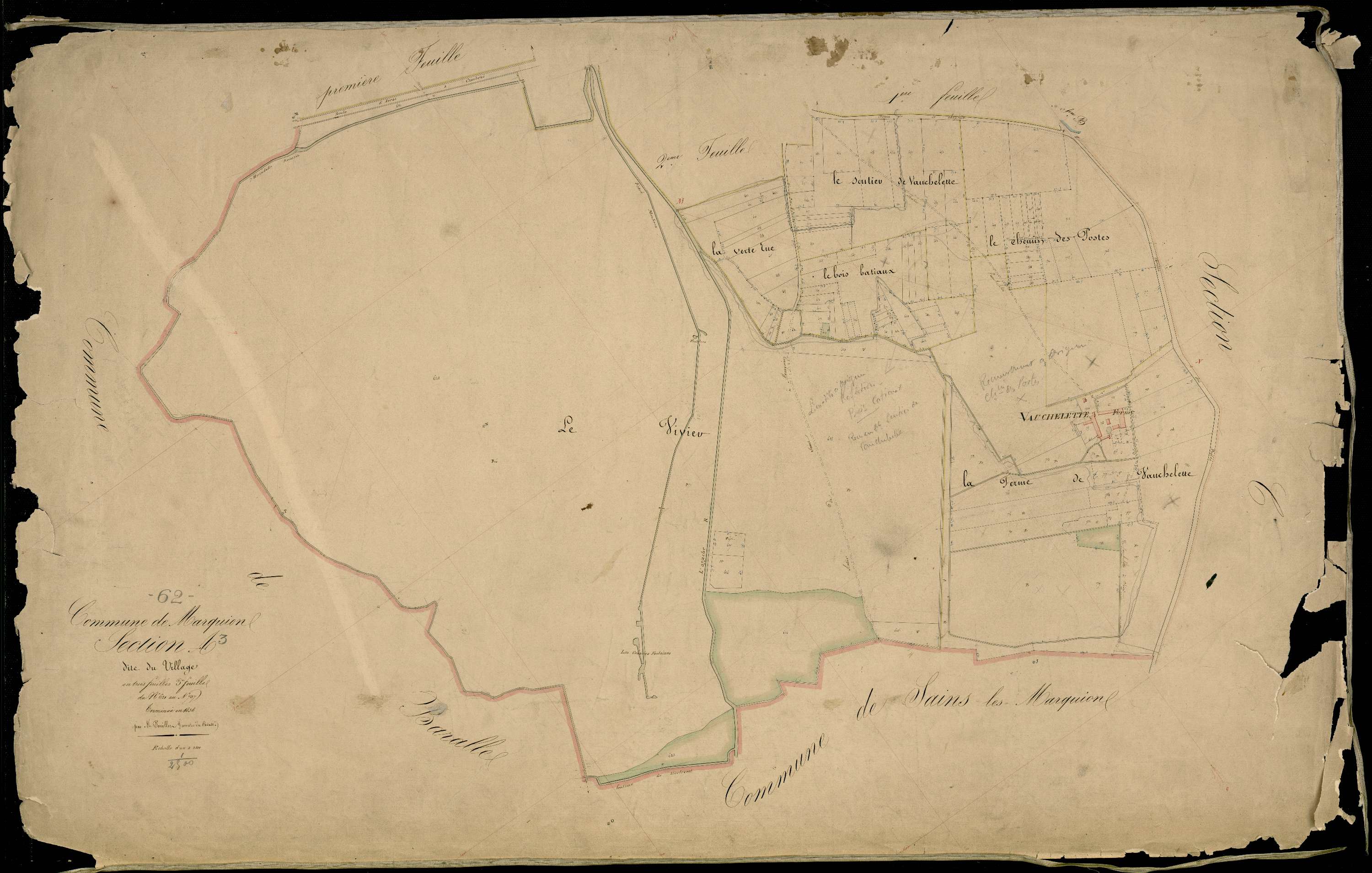 Marquion - Section A, 3e feuille