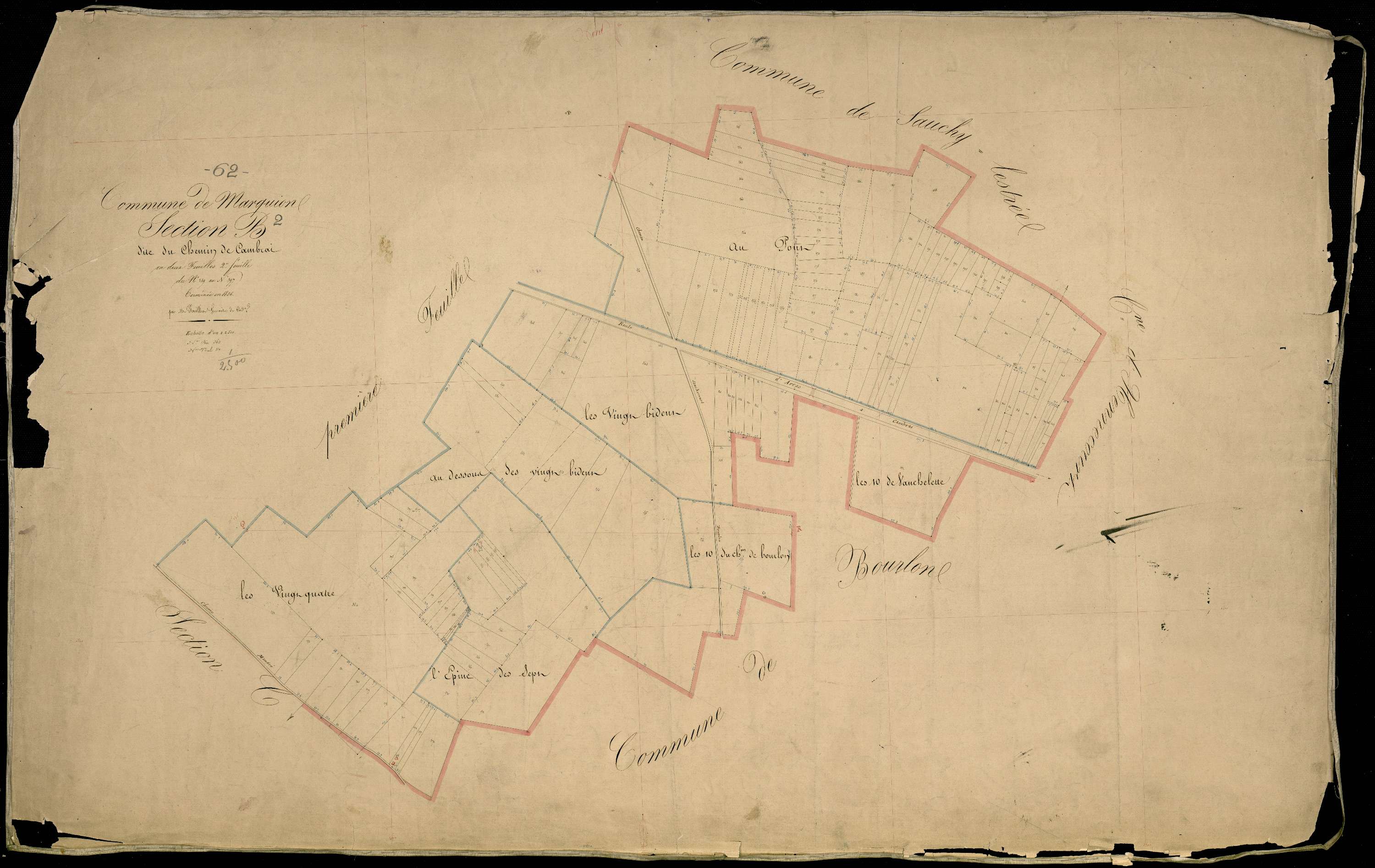 Marquion - Section B, 2e feuille