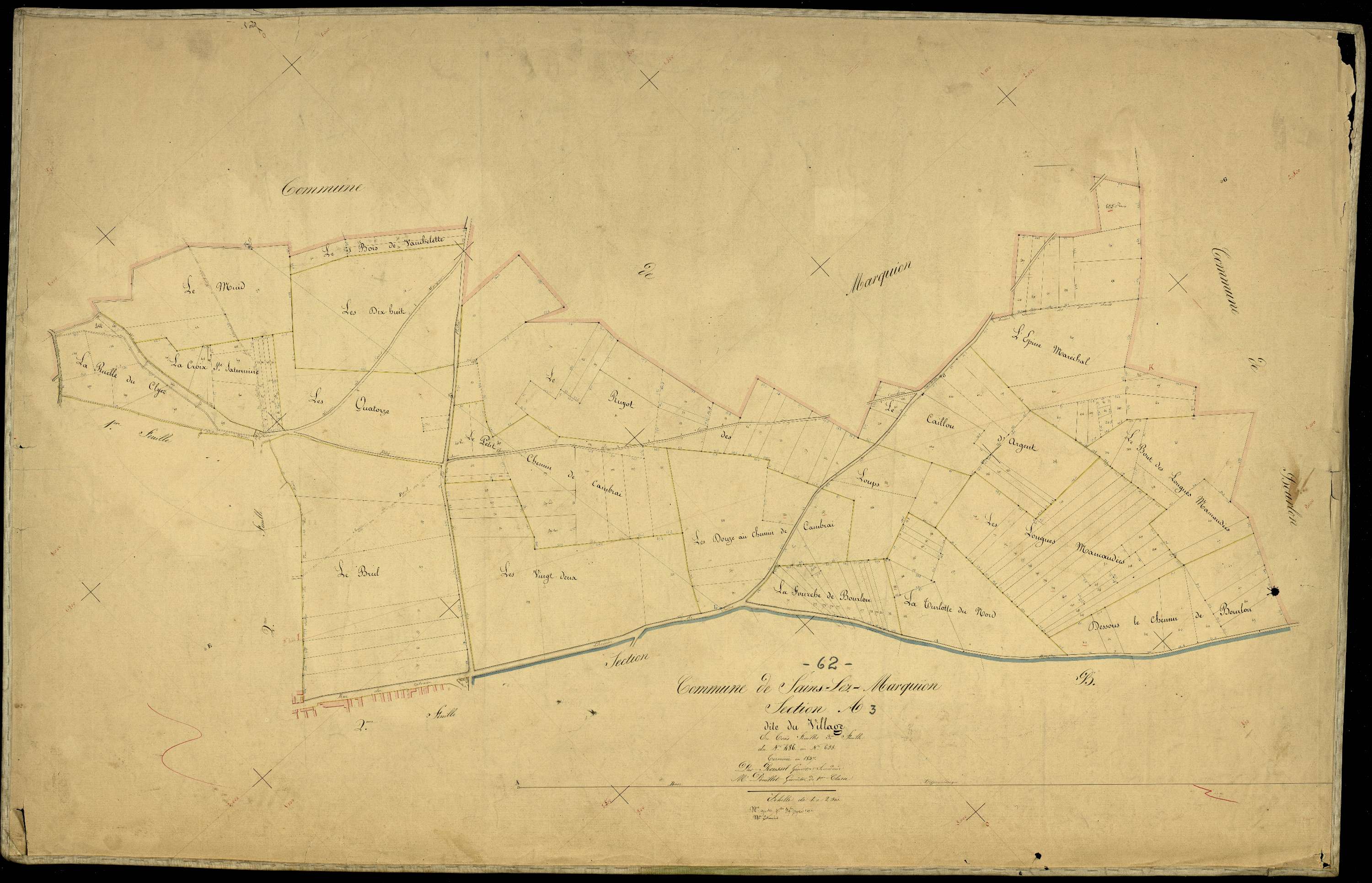 Marquion - Section A, 3e feuille